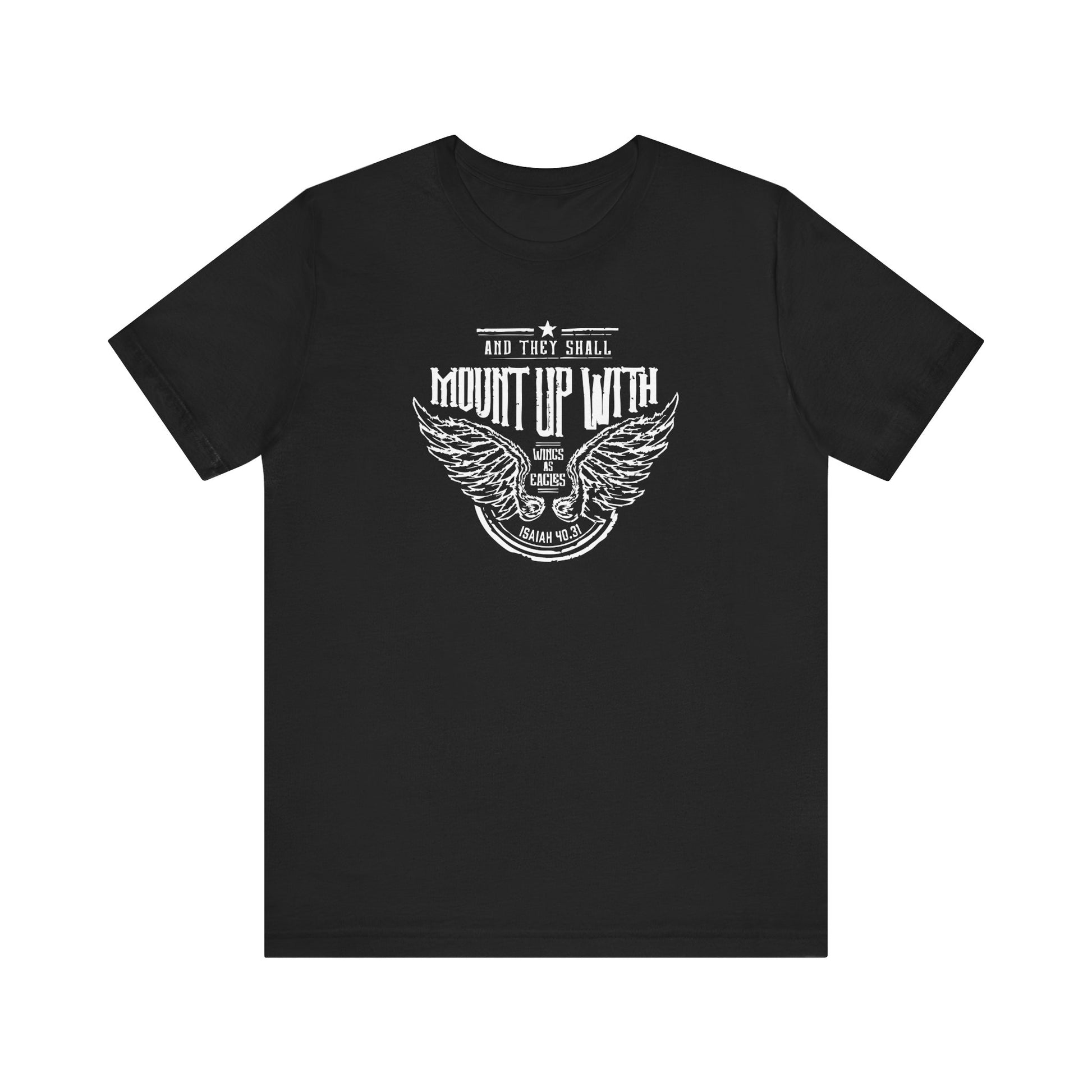 Christian Man Woman Inspirational Tshirt Isaiah Scripture Bible Verse Tee Perfect for Casual Outings & Gifts