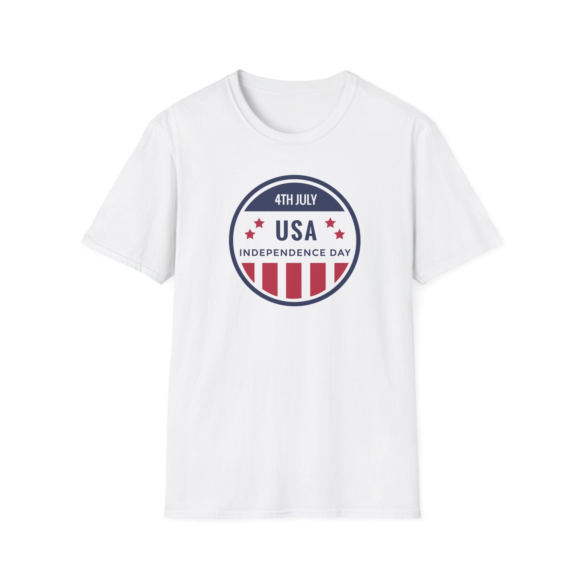 Fourth of July Independence Day Unisex Softstyle T-Shirt 4th of July Tee Picnic Shirt