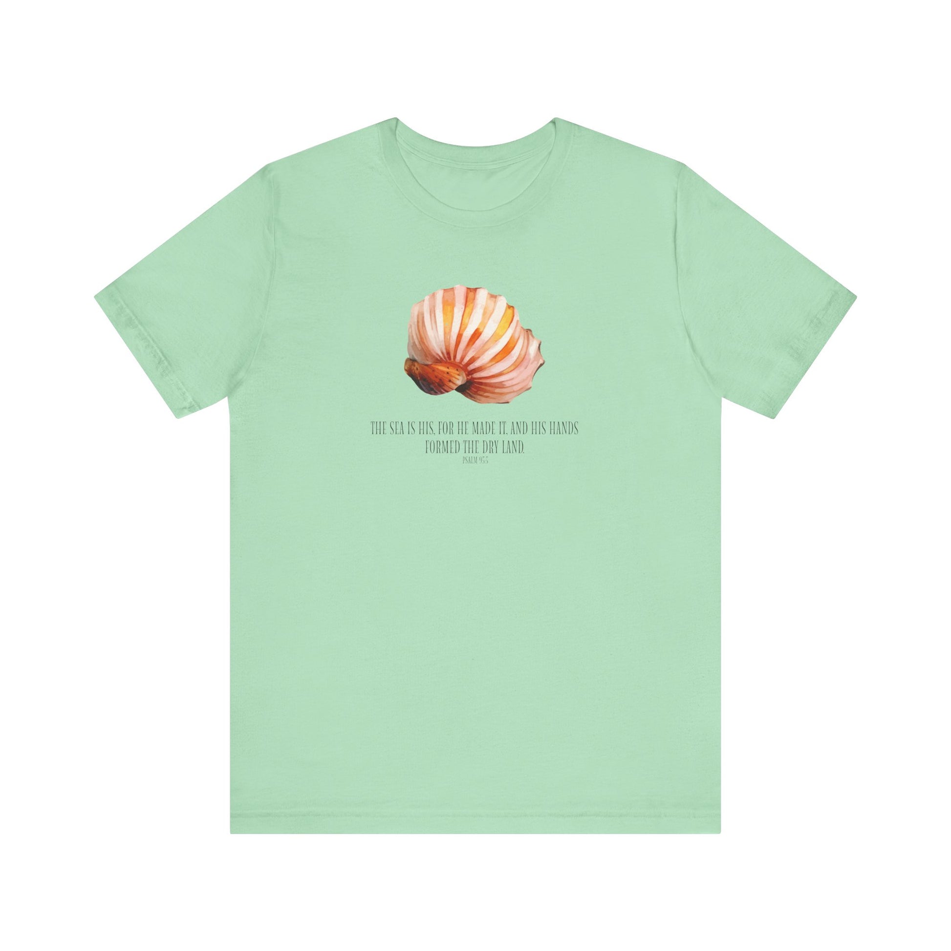 Seashell Inspiration Unisex Jersey Tee - Coastal Vibes, Beach T-Shirt, Nature Lover Gift, Casual Wear, Summer Essentials