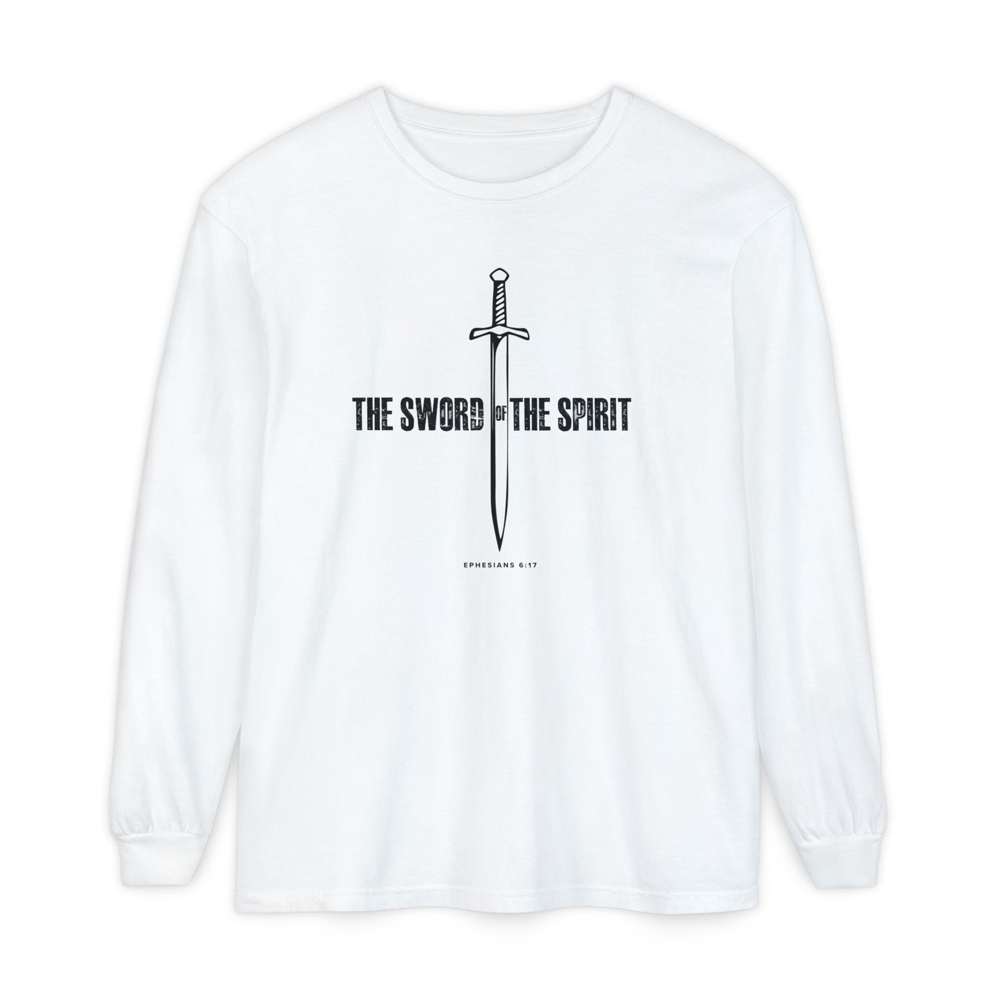 Christian Long Sleeve TShirt For Christian Mom Dad For Christian Men Christian Shirt, Bible Verse T-Shirt, Religious Outfit, Retro Faith T Shirt, Christian Cross Graphic Tees, Jesus Shirt, Religious Gift Shirt Long Sleeve Tee Apparel Bible Verse Ephesian