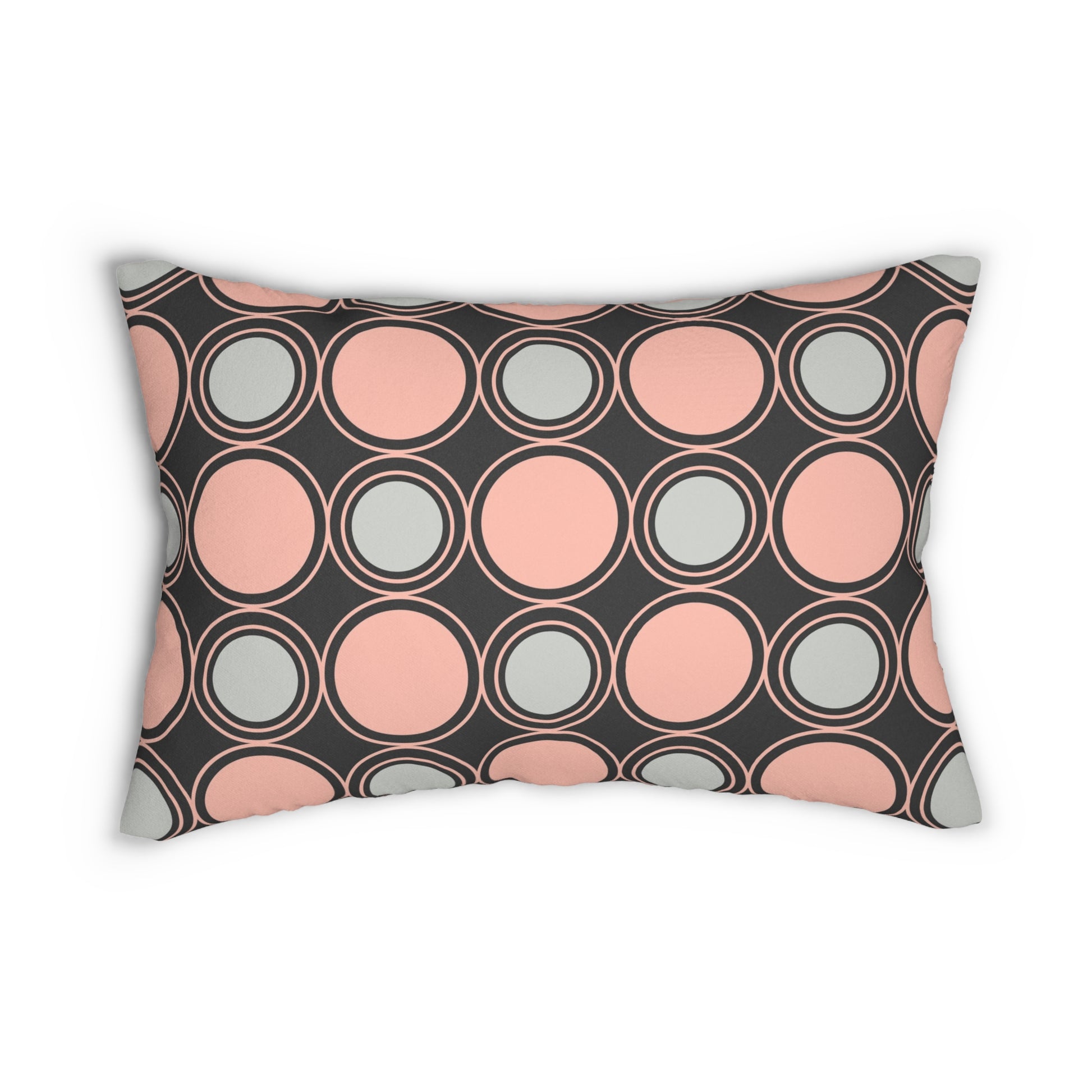 Modern Geometric Lumbar Pillow Stylish Home Decor, Throw Pillow, Accent Cushion, Boho Chic, Gift for Her, Living Room Decor