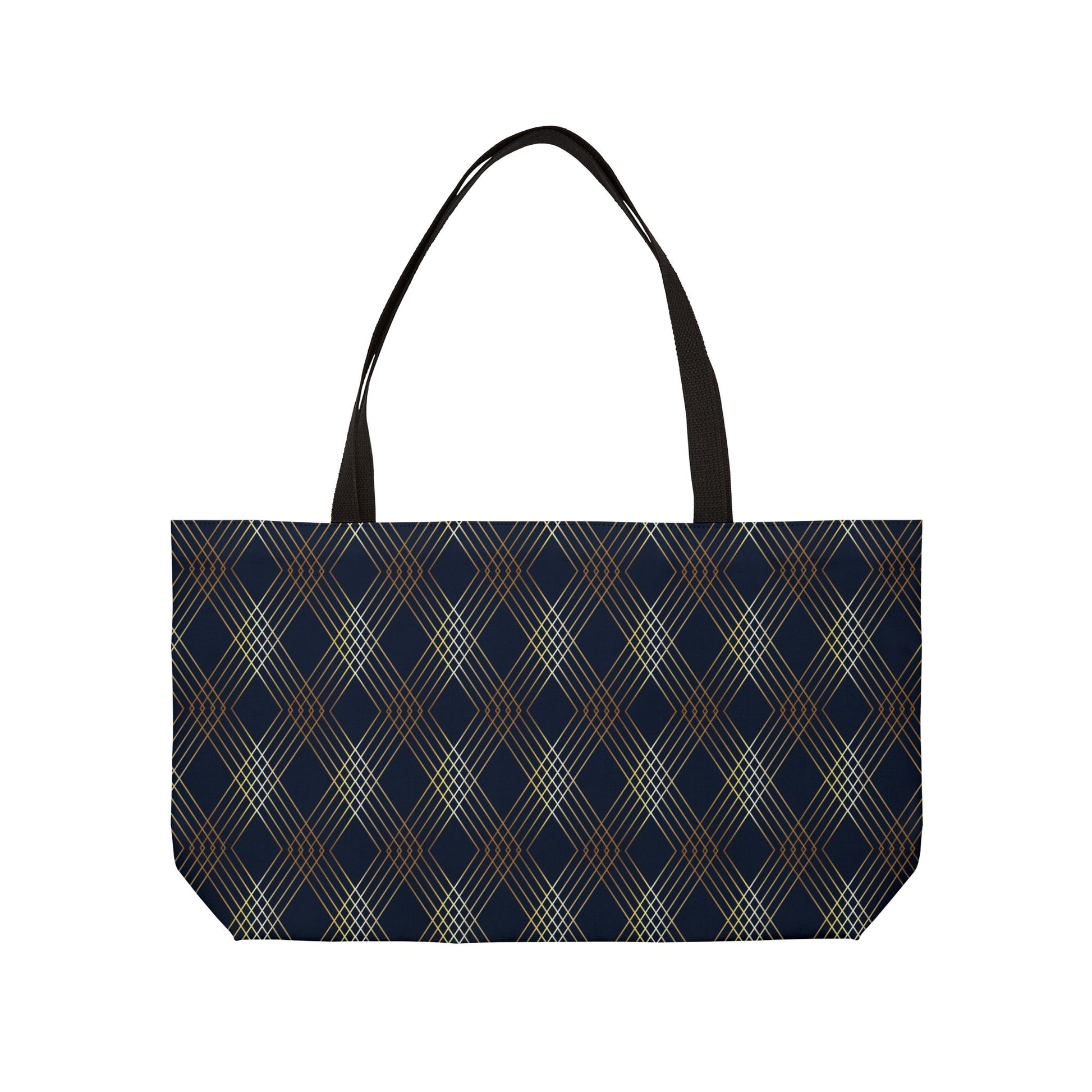 Plaid Diamond Weekender Bag Weekender Tote Bag Oversized Bag Lined Beach Tote Lake Trip Bag Travel Great Vacation Spring Break Bag