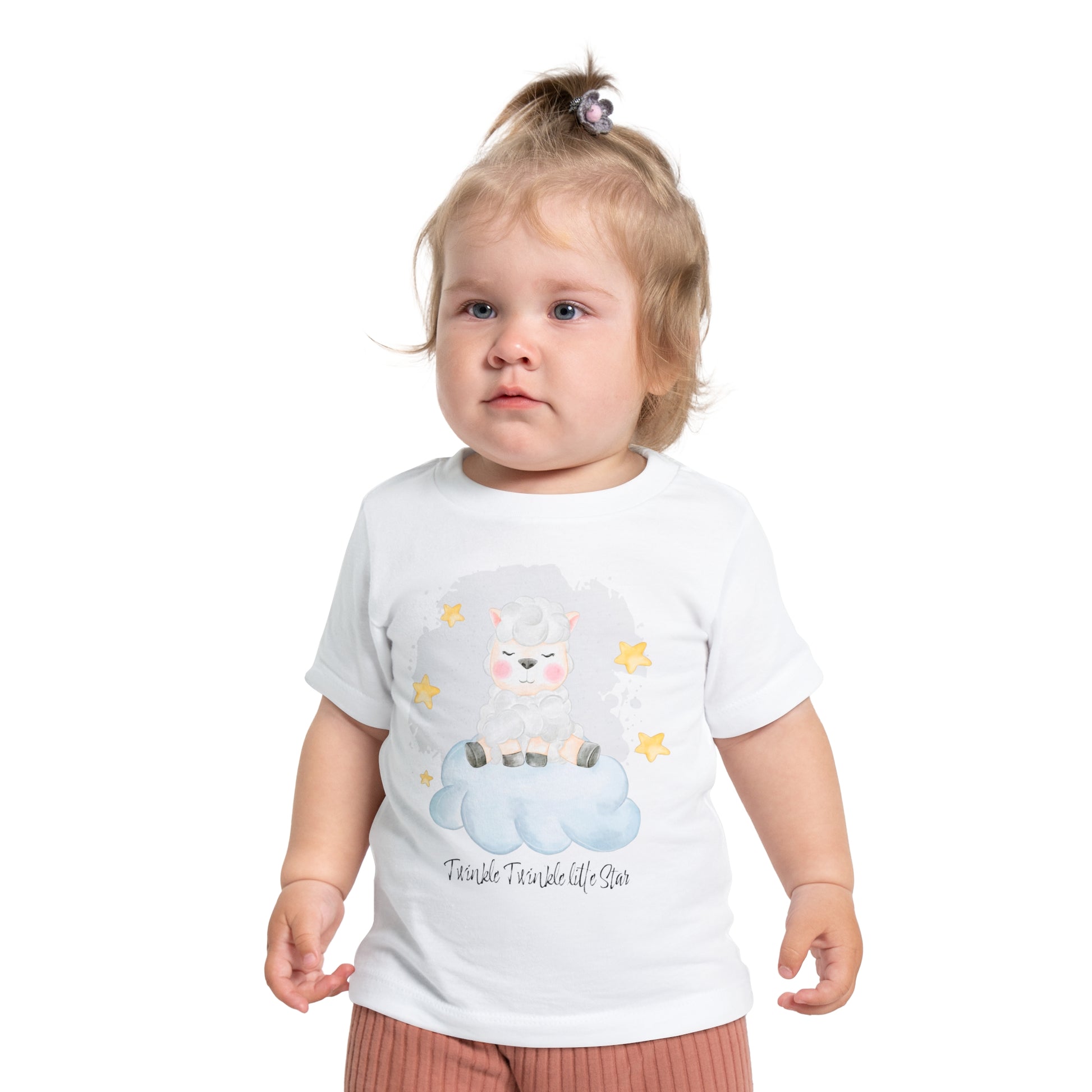 Cute Baby Short Sleeve T-Shirt 'Twinkle Twinkle Little Star' Design Tshirt Baby Gift or Shower
