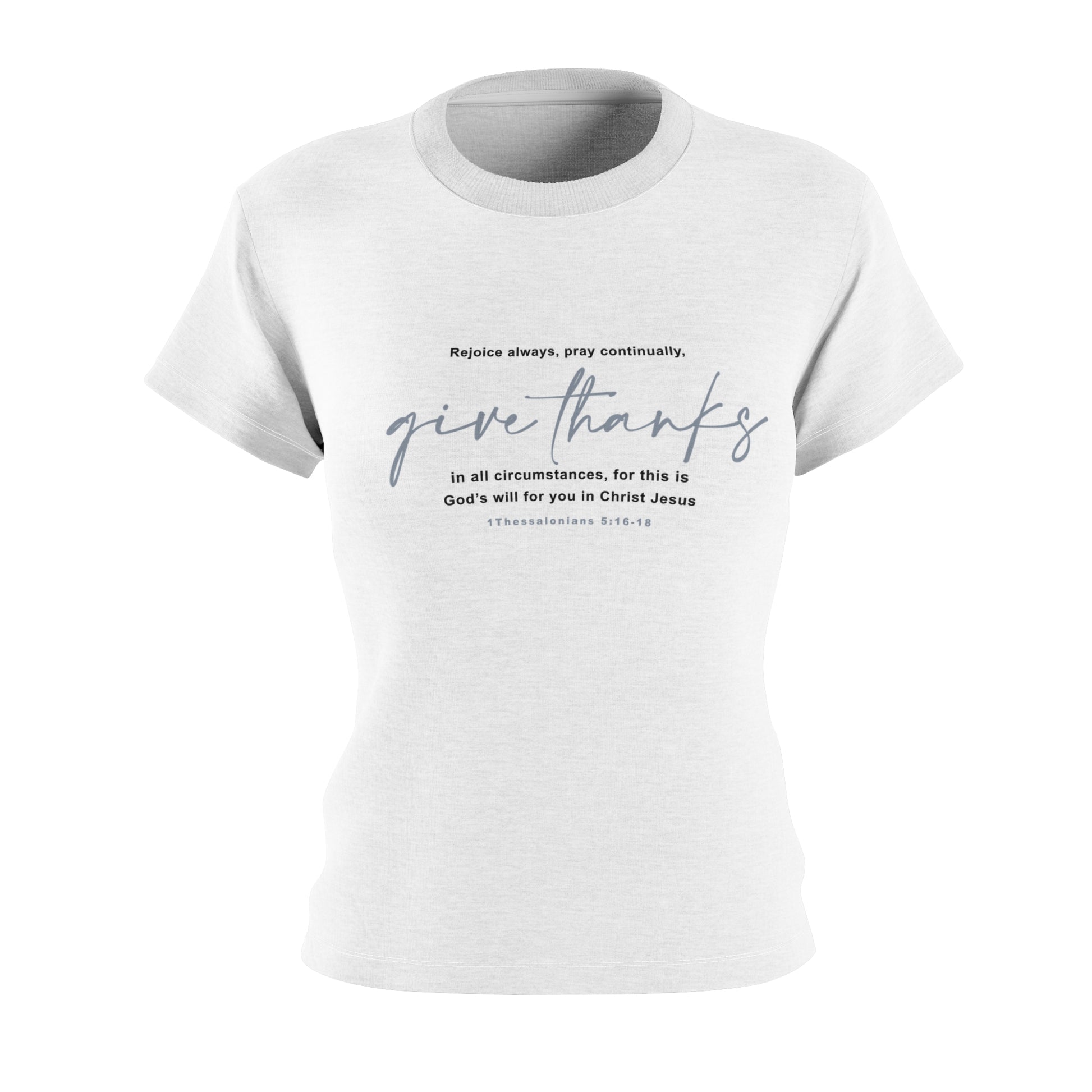 Christian T Shirt For Christian Women For Gift Mom Tee Apparel Give Thanks Bible Verse Faith Tshirt For Women Tshirt