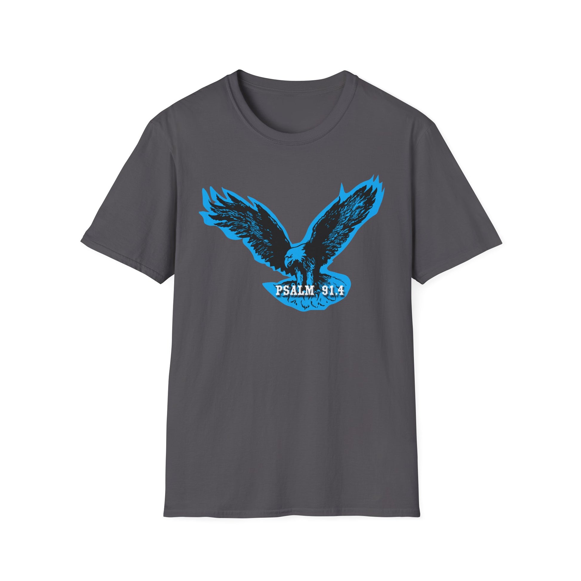 Eagle Tshirt For Men Women Bible Verse Shirt Gift For Mom Dad Softstyle T-Shirt Bible Verse Psalm 91 Tee