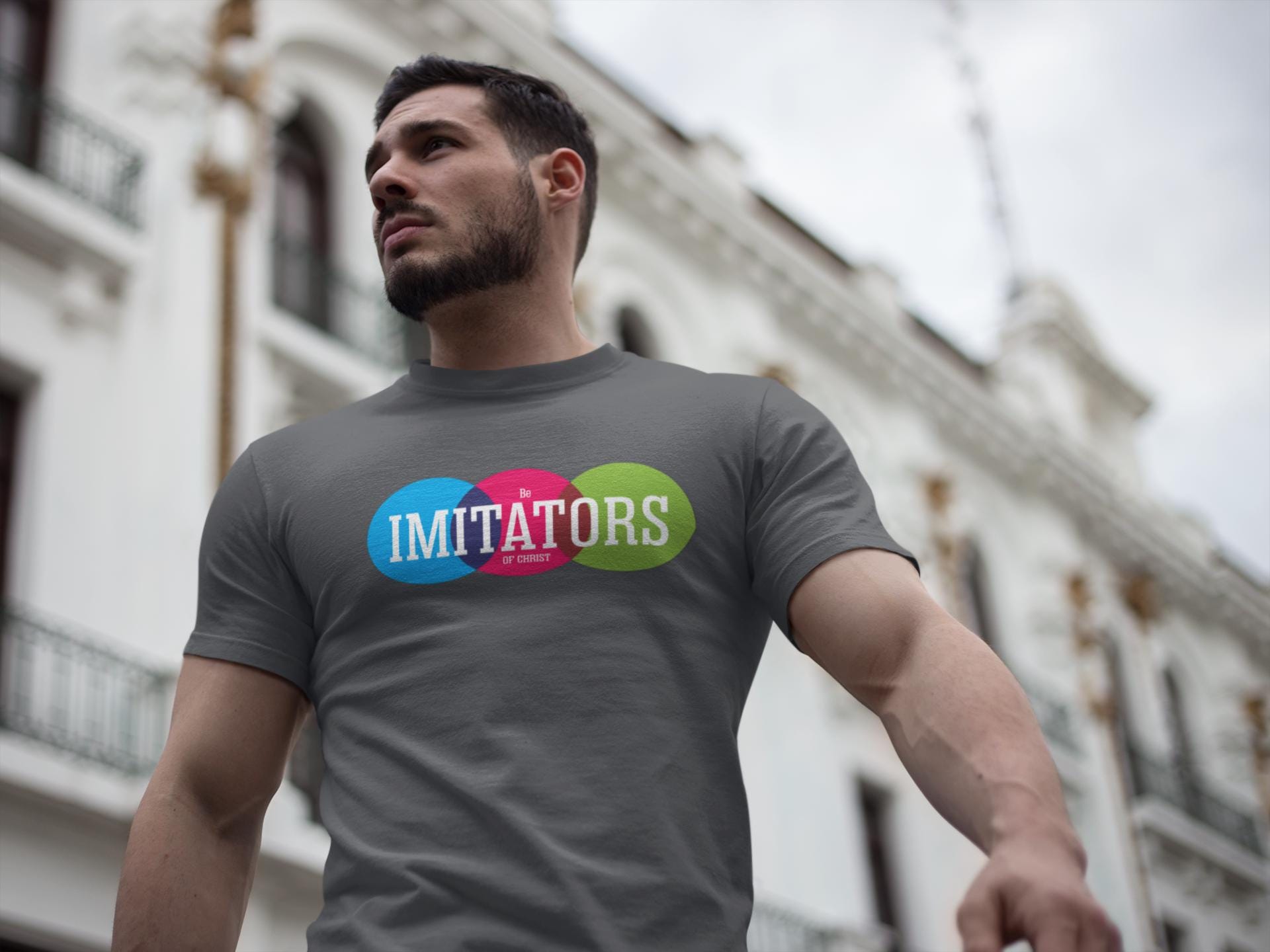 Unisex T-Shirt For Christian Men Women Gift For Mom Dad Bible Verse Be Immitators of God Graphic Shirt For Christian Men Women Tee - A Kingdom Lifestyle