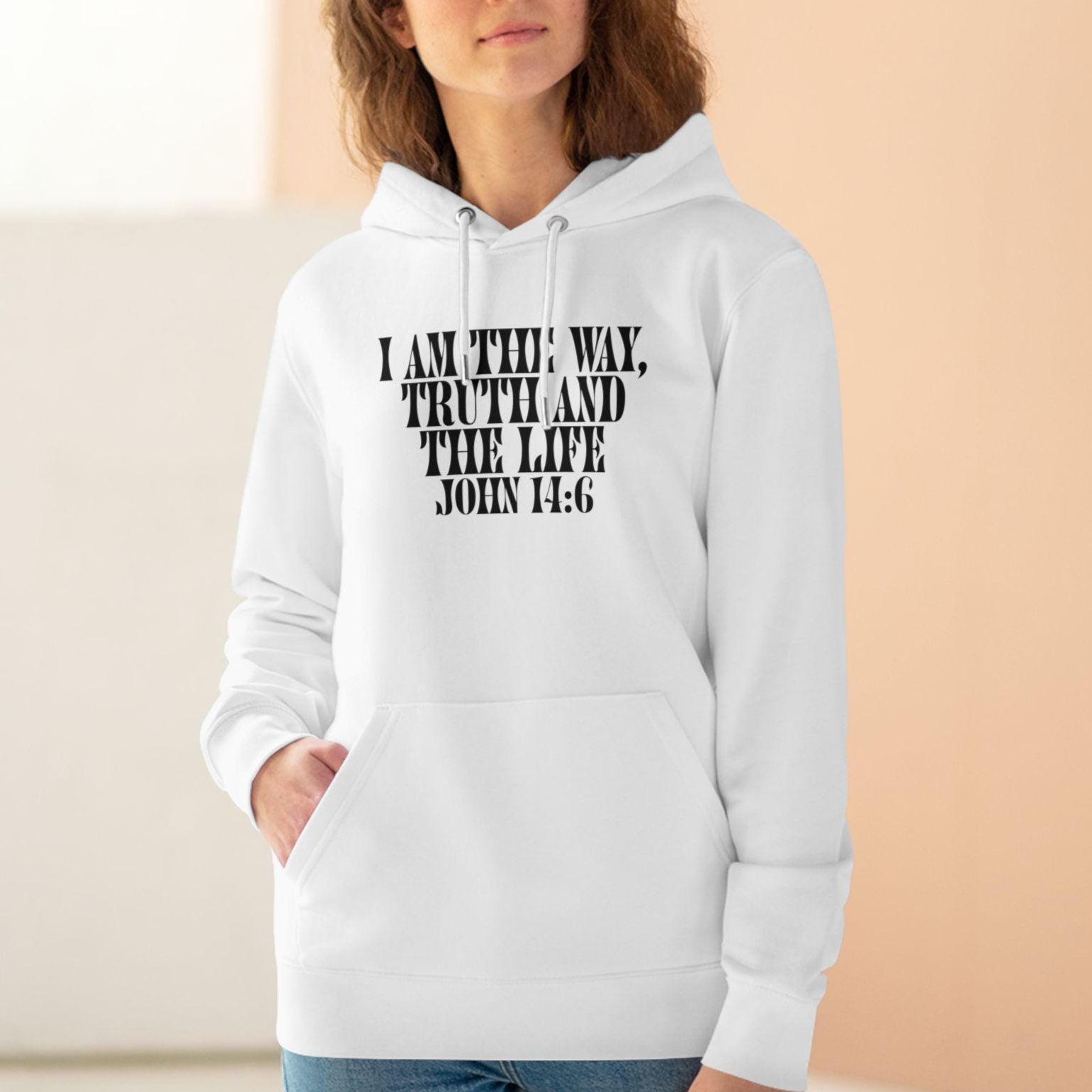 Unisex Christian TShirt For Christian Men Women Christian Mom Dad Hoodie Christian Apparel Bible Verse John 14 6 I Am The Way Truth Life Tee - A Kingdom Lifestyle