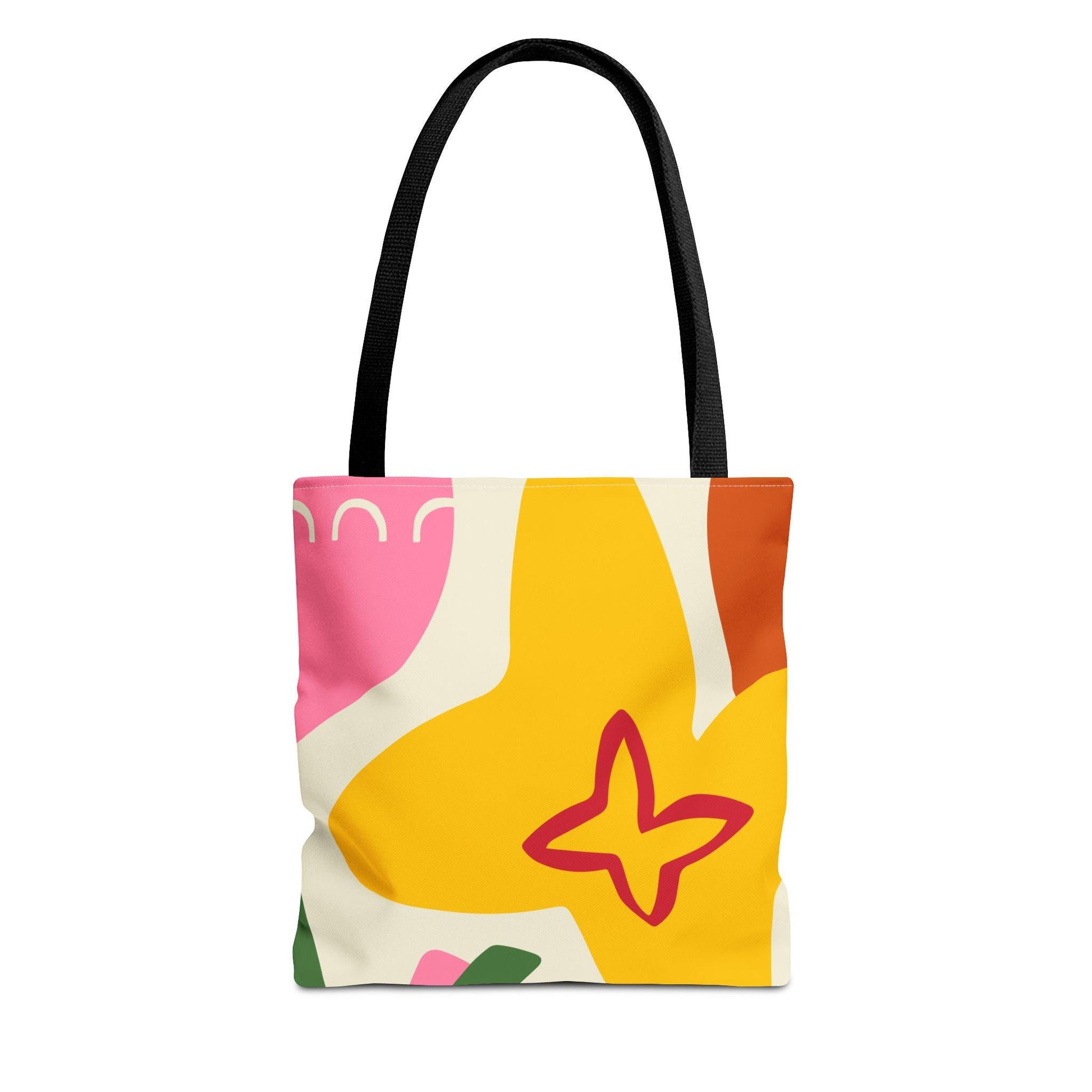 Vibrant Spring Floral Tote Bag, Stylish Beach Bag, Cute Grocery Tote, Colorful Eco-Friendly Shopping Bag, Perfect Gift for Her - A Kingdom Lifestyle