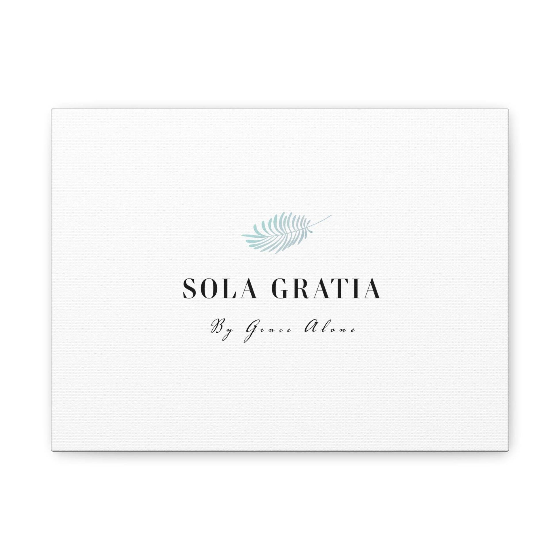 5 Solas Series Canvas Wall Art Home Living Matte Canvas Stretched Christian Gift Home Decor Sola Gratia. Add this statement piece to your collection today! - A Kingdom Lifestyle
