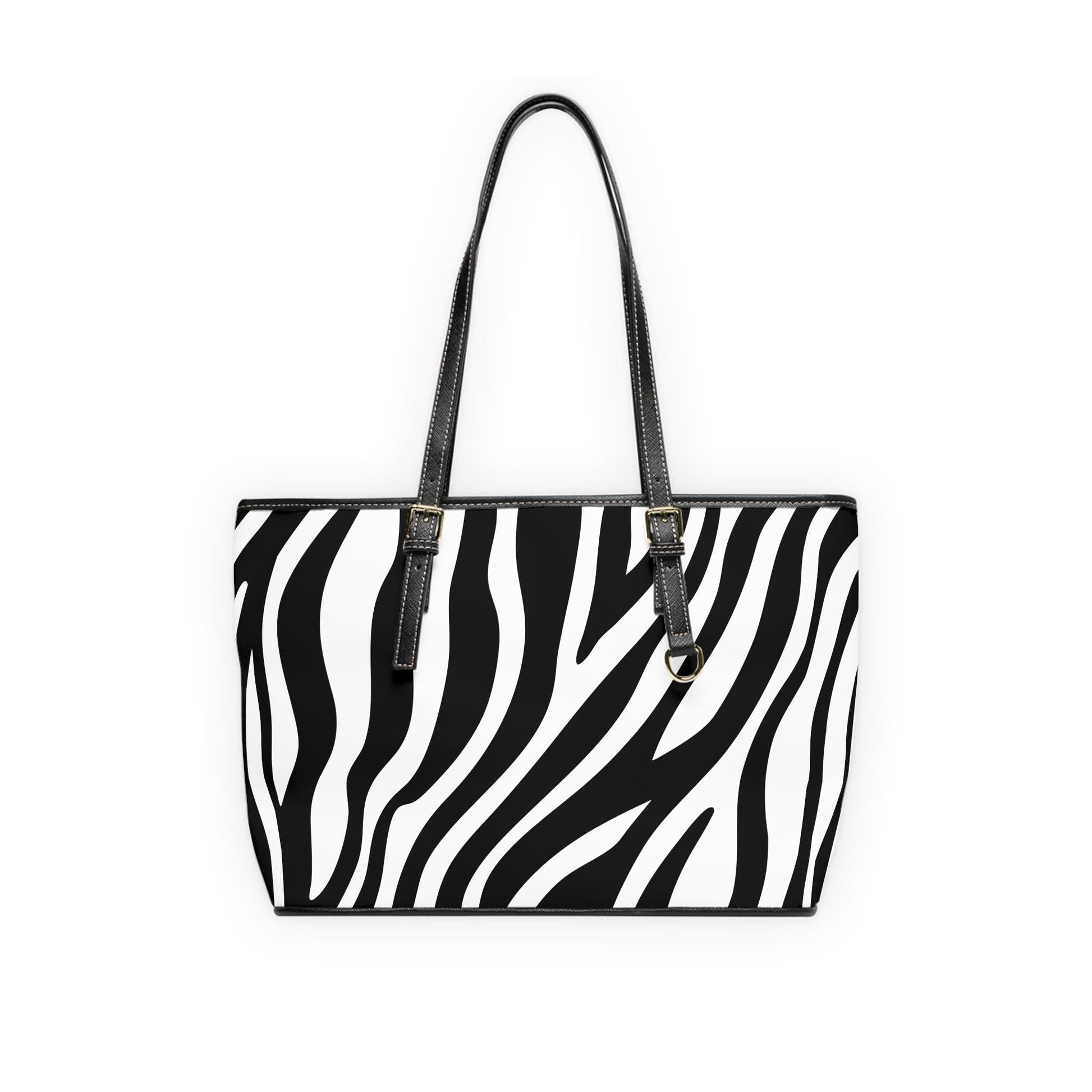 Trendy Zebra Print PU Leather Shoulder Bag, Fashion Tote, Chic Handbag, Everyday Use, Gift for Animal Lovers, Stylish Accessory - A Kingdom Lifestyle