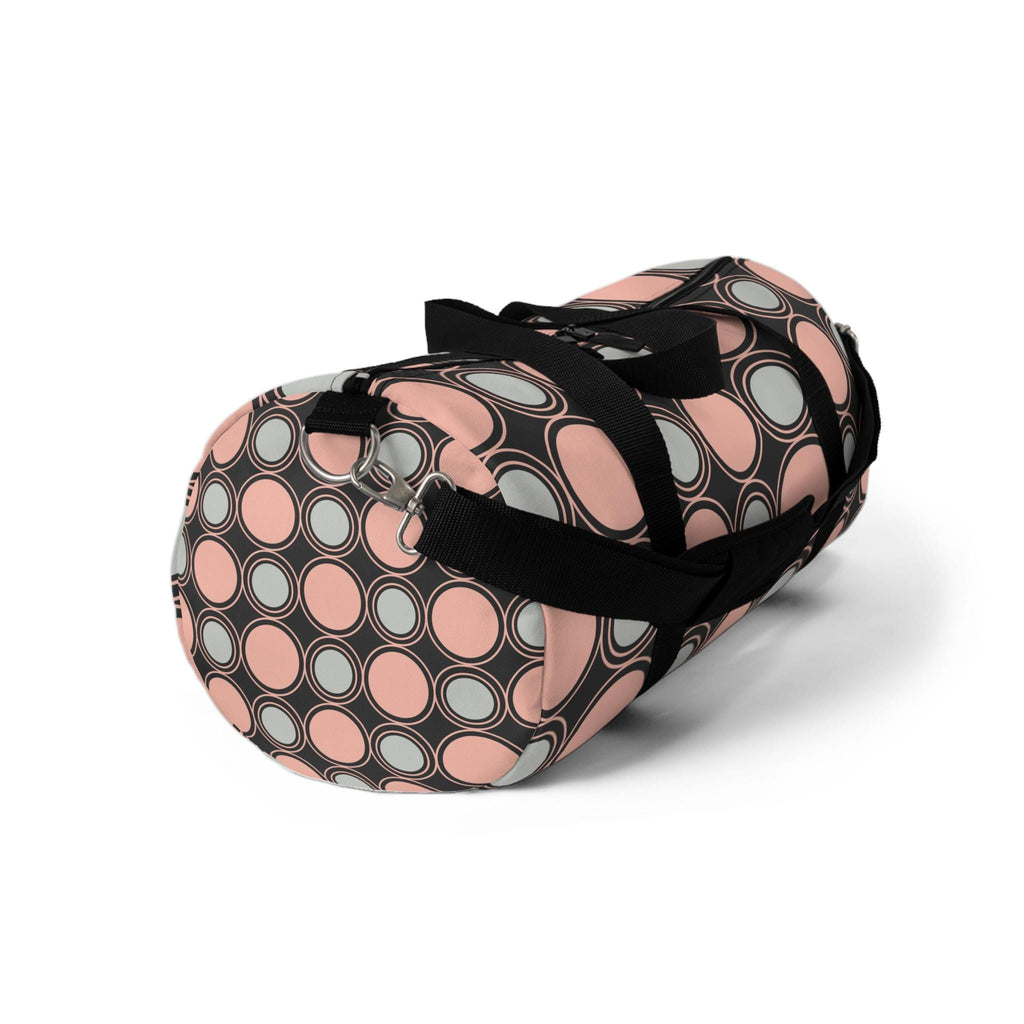 Designer Circle Print Duffel Bag For Her Travel Bag Gift for Her Best Friend Gift Duffel Bag Modern Gym Yoga Gear for Fitness Enthusiasts - A Kingdom Lifestyle