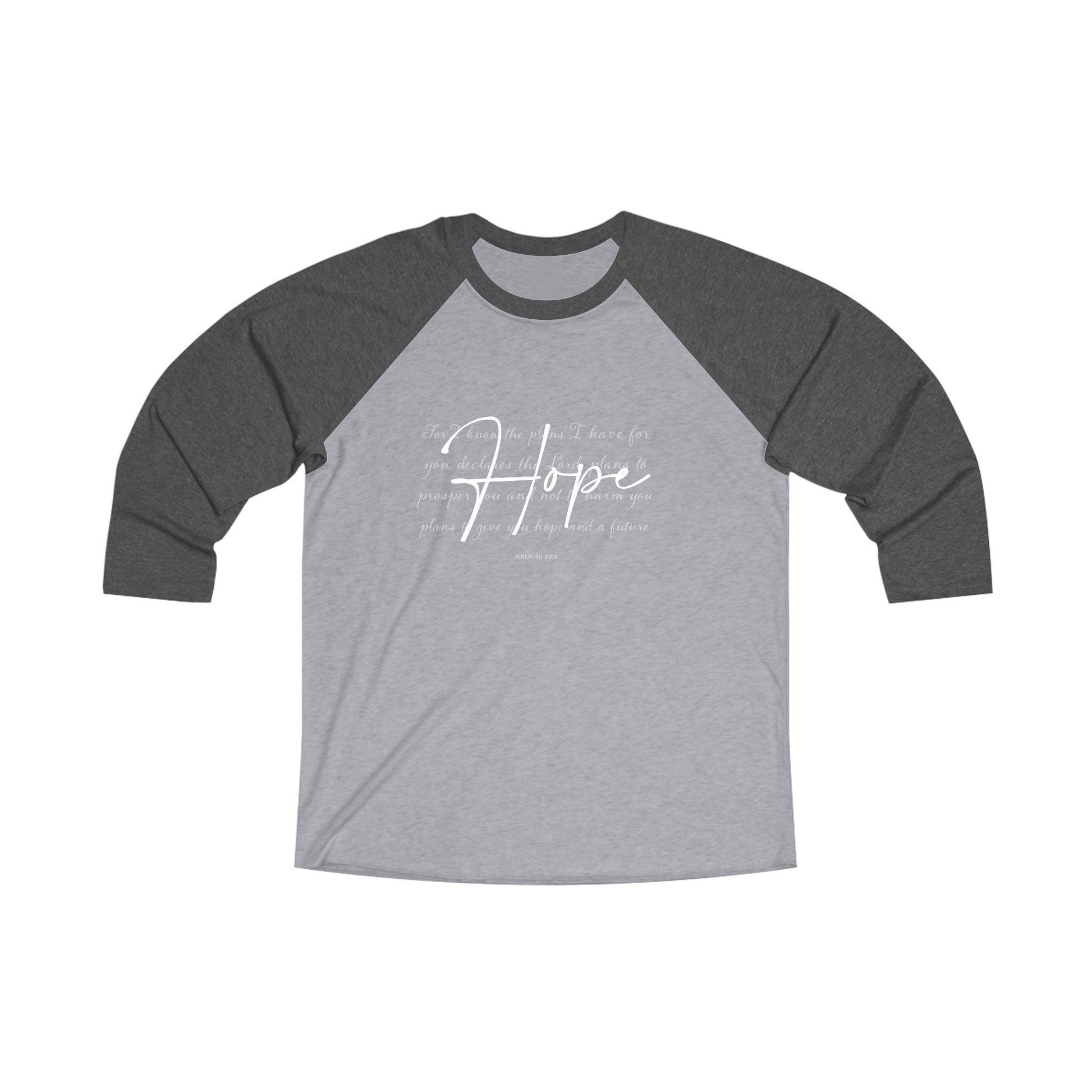 Baseball T-Shirt For Christian Men Women Tee Apparel Shirt Hope Scripture Clothing Gift For Him or Her - A Kingdom Lifestyle