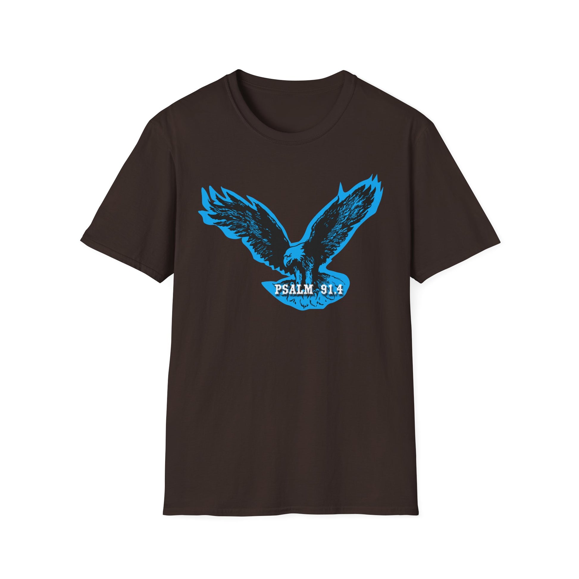 Eagle Tshirt For Men Women Bible Verse Shirt Gift For Mom Dad Softstyle T-Shirt Bible Verse Psalm 91 Tee