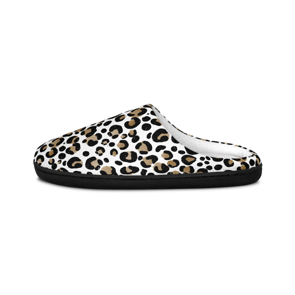 Cozy Leopard Print Indoor Slippers | Stylish & Comfortable Women's Footwear Perfect for Home Relaxation