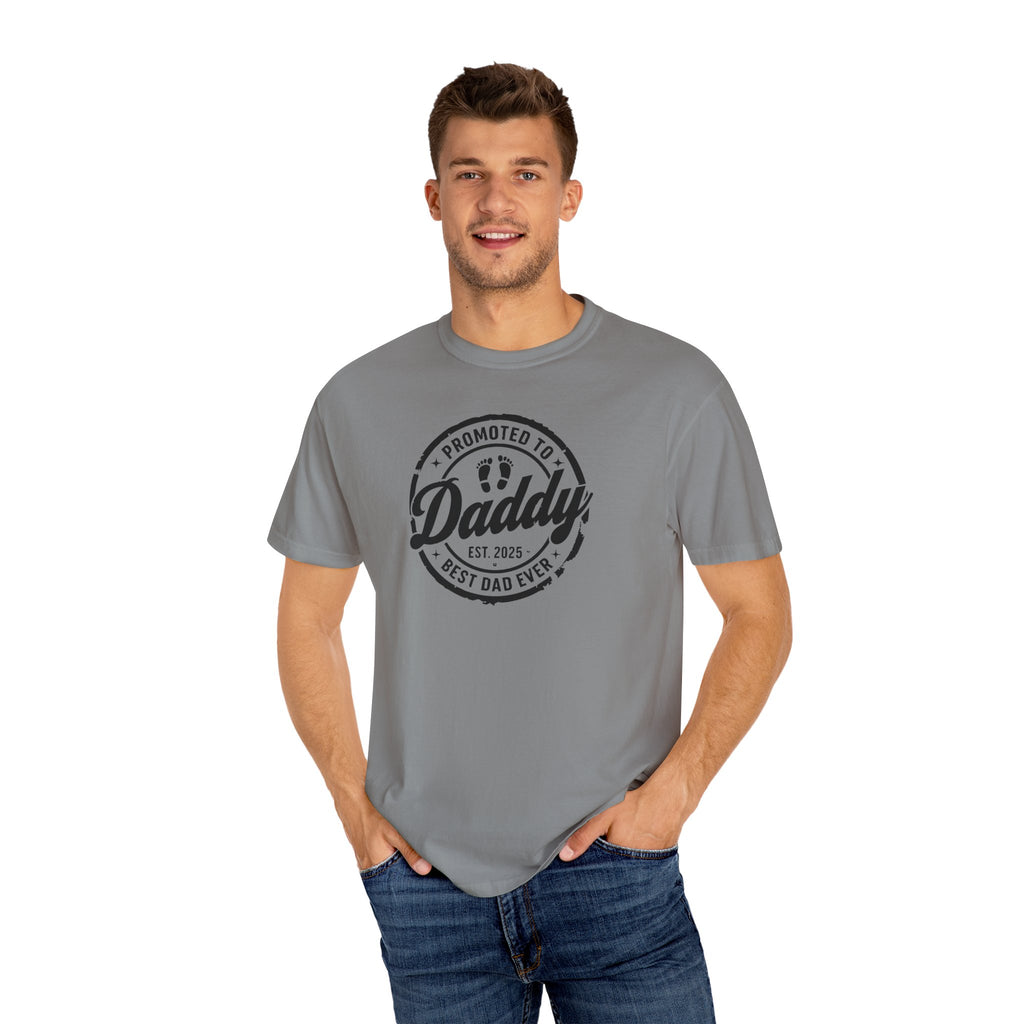 Daddy T-shirt, Best Dad Ever Gift, Unisex Tee for Fathers Day, Daddy Shirt, New Dad Apparel, Baby Announcement Shirt