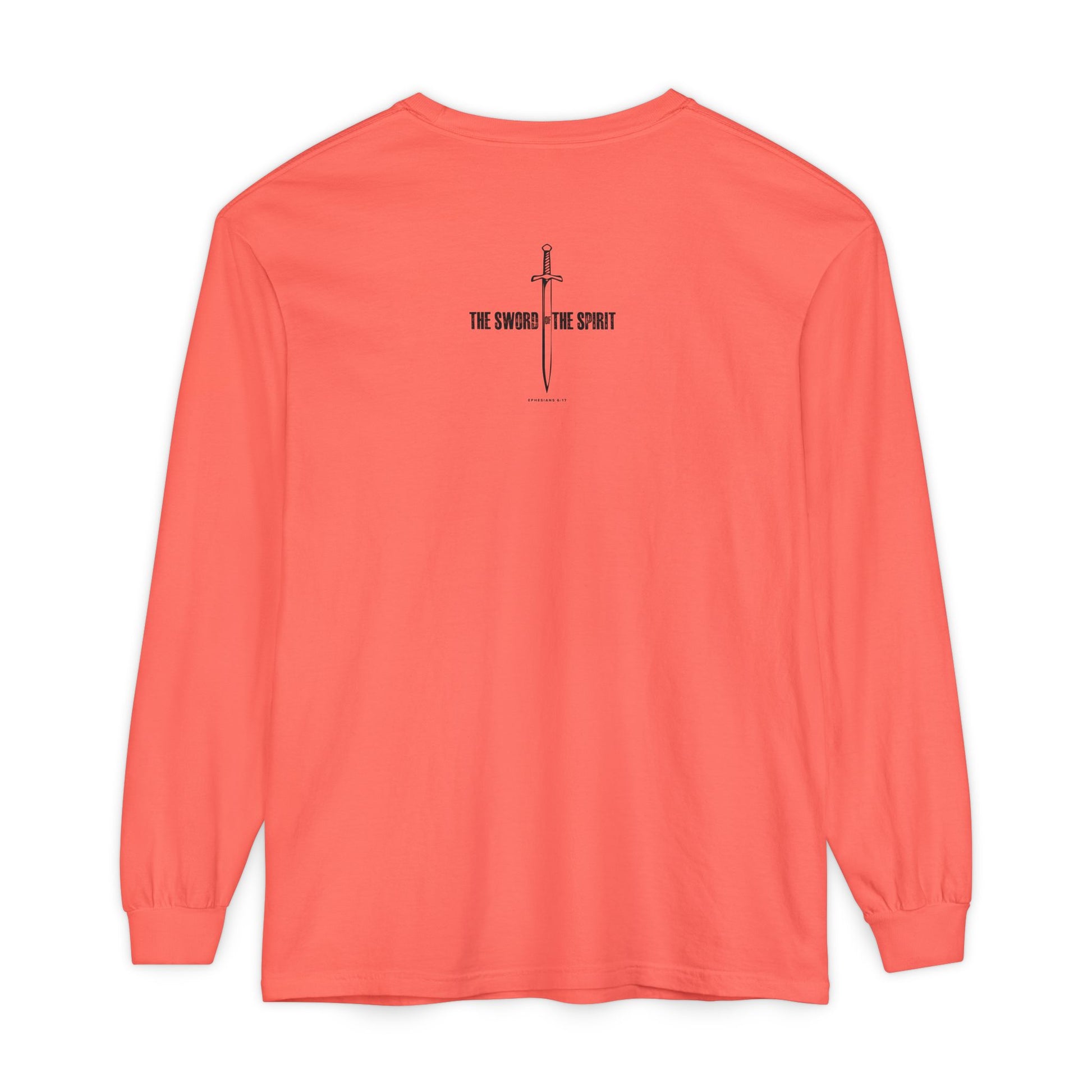 Christian Long Sleeve TShirt For Christian Mom Dad  For Christian Men Christian Shirt, Bible Verse T-Shirt, Religious Outfit, Retro Faith T Shirt, Christian Cross Graphic Tees, Jesus Shirt, Religious Gift Shirt Long Sleeve Tee Apparel Bible Verse Ephesian