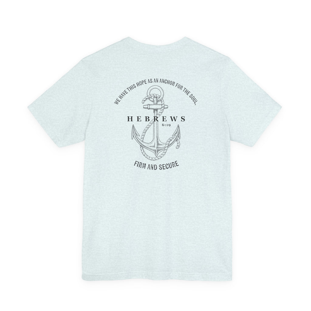 Christian Shirt Bible Verse T-Shirt Religious Outfit Christian Jesus Shirt Religious Gift Shirt Nautical Tee Chirstian Apparel Gift Christian Clothing Tee