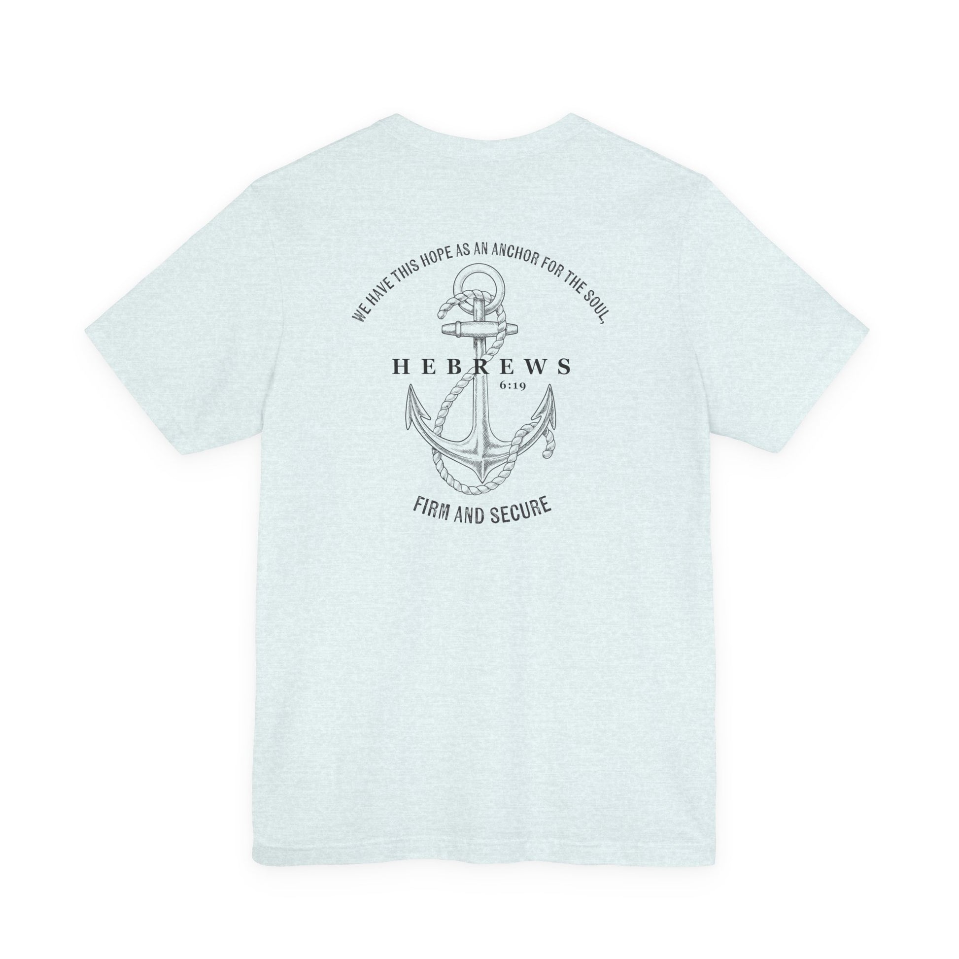 Christian Shirt Bible Verse T-Shirt Religious Outfit Christian Jesus Shirt Religious Gift Shirt Nautical Tee Chirstian Apparel Gift Christian Clothing Tee