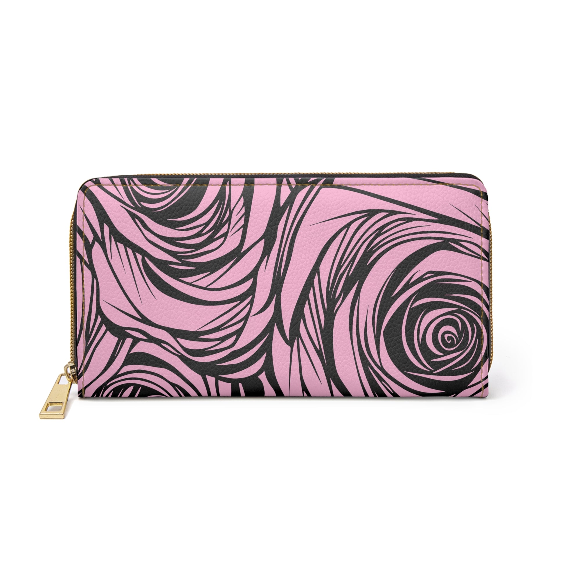 Stylish Zipper Wallet, Floral Pattern Organizer for Women, Gift for Her, Travel Essential, Chic Accessory