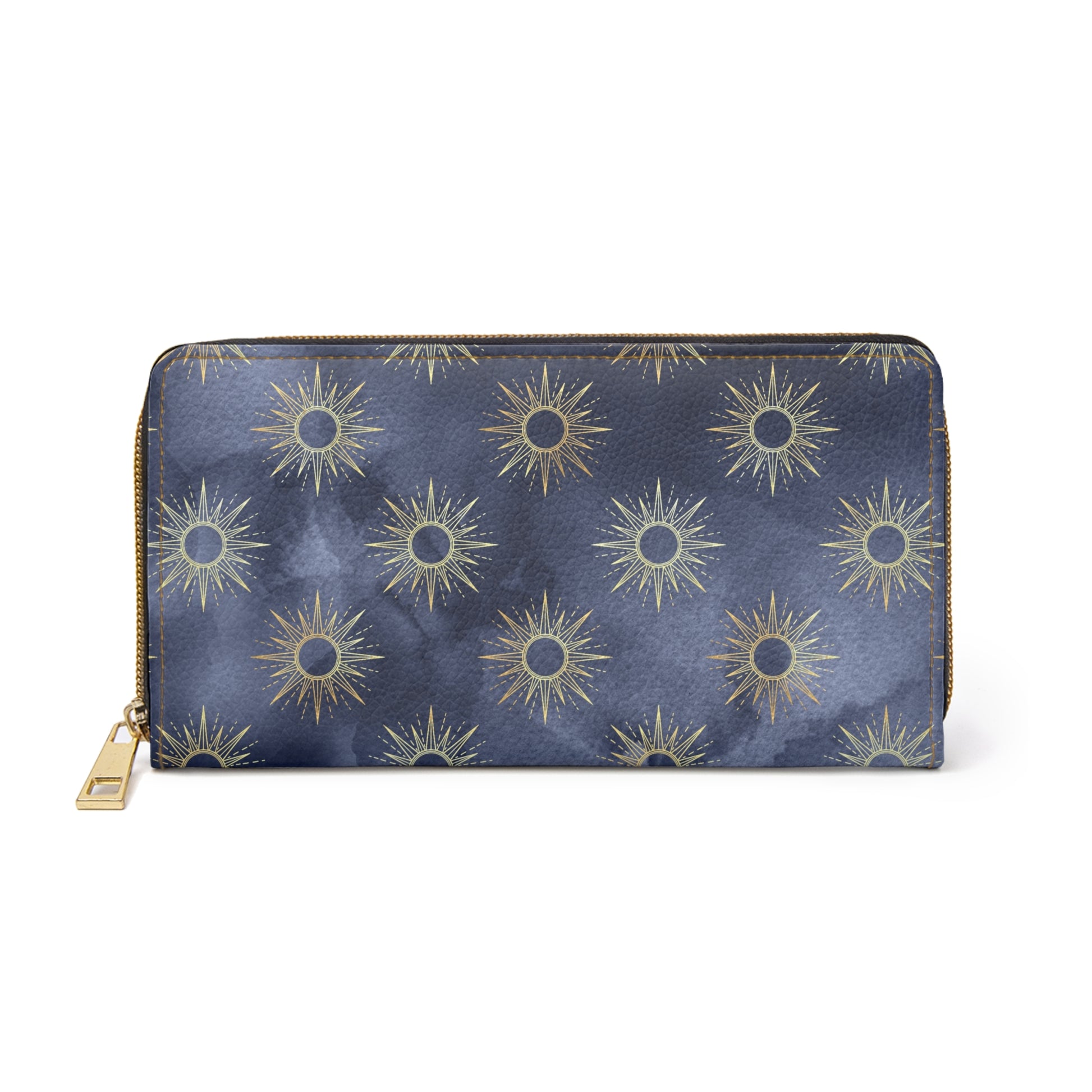 Celestial Pattern Zipper Wallet, Starry Wallet, Coin Purse, Unique Gift for Her, Cosmic Accessories, Travel Organizer