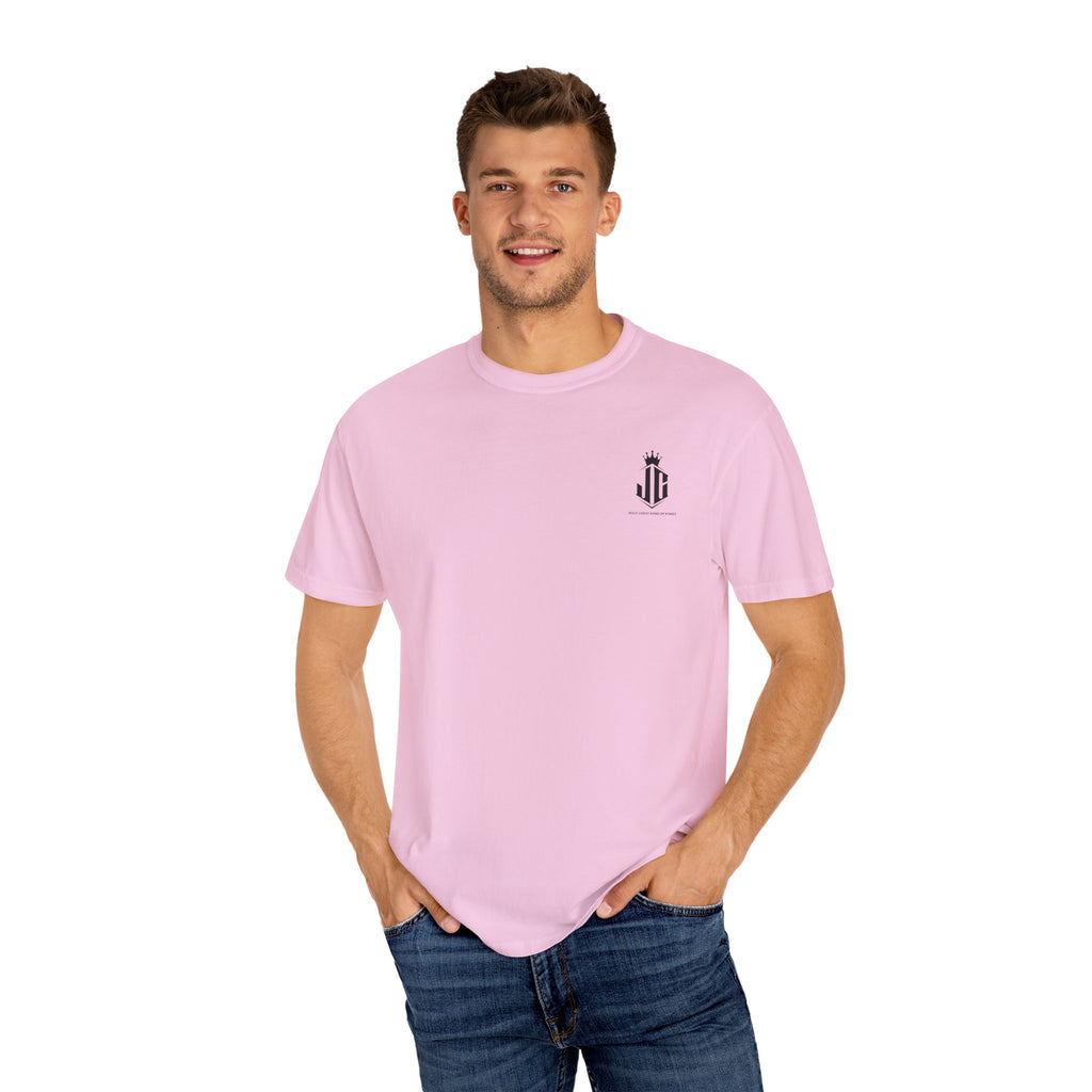 Unisex Garment-Dyed T-Shirt - Jesus Christ King of Kings Design Jesus Christ King of Kings T-Shirt | Faith-Based Unisex Apparel