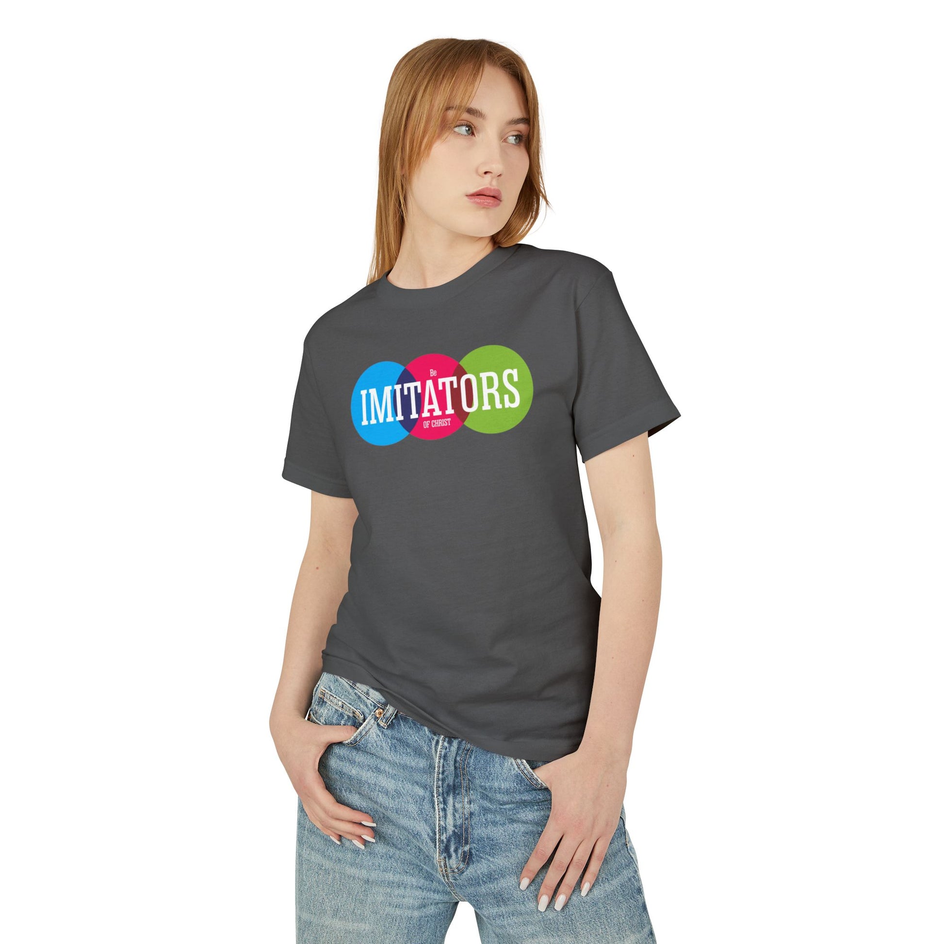 T-Shirt For Christian Men Women Gift For Mom Dad Bible Verse Be Immitators of God Graphic Shirt For Christian Men Women Tee