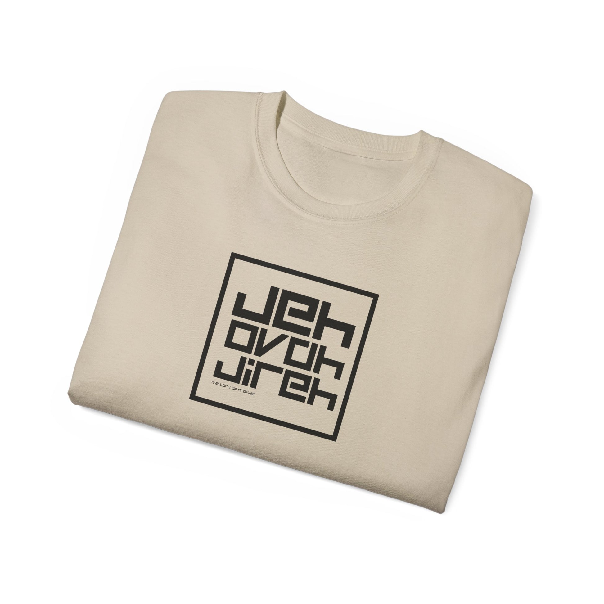 Graphic Tshirt For Men Women Bible Graphic Tee Jehovah Jireh The Lord Will Provide Jesus Shirt For Mom Dad Inspirational Christian Gift