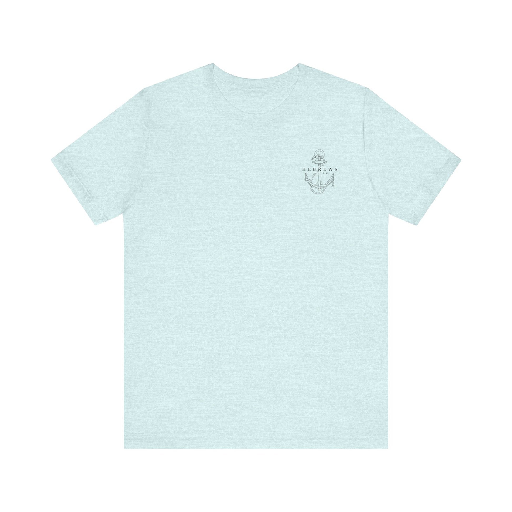 Christian Shirt Bible Verse T-Shirt Religious Outfit Christian Jesus Shirt Religious Gift Shirt Nautical Tee Chirstian Apparel Gift Christian Clothing Tee
