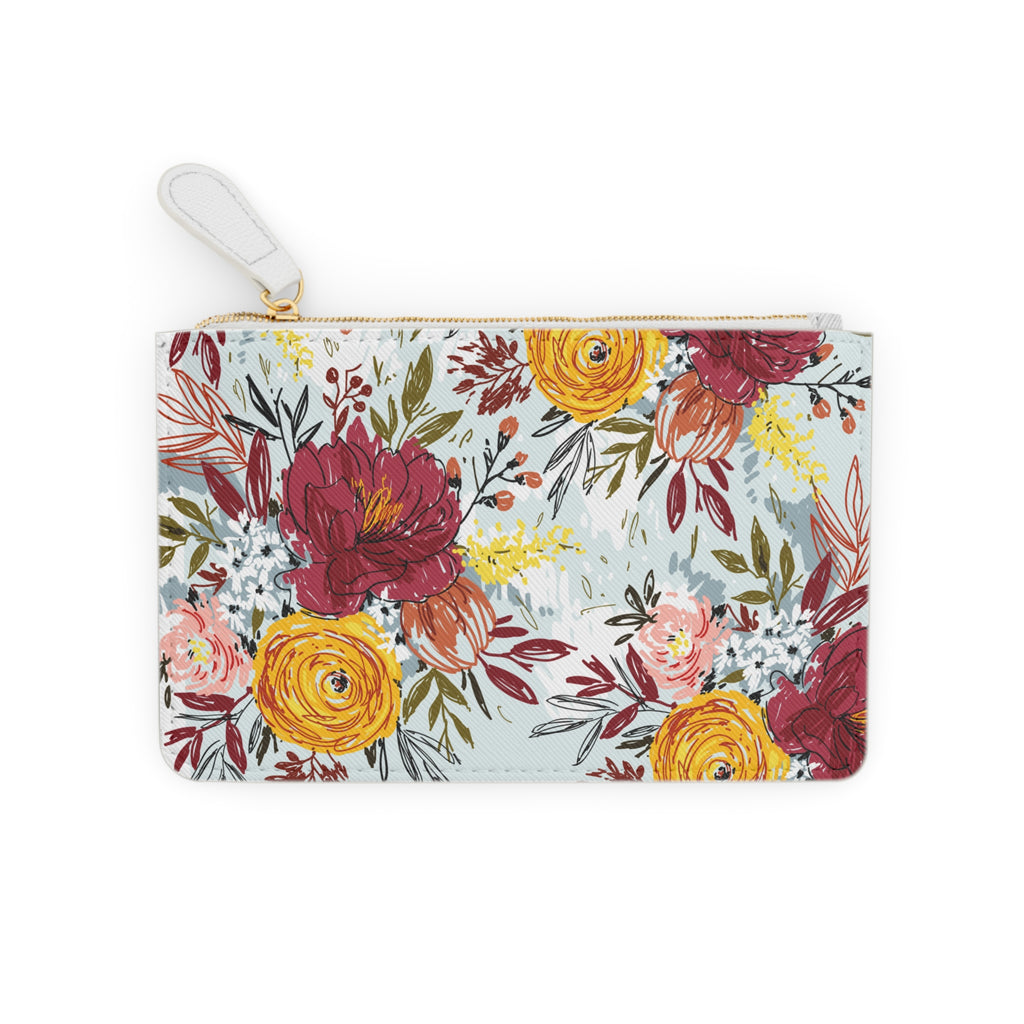 Elegant Floral Mini Clutch Bag Stylish Accessory for Every Occasion Modern Floral Print Mini Clutch Bag, Stylish Handbag, Travel Accessory, Gift for Her, Eco-Friendly Pouch, Festival Bag, Everyday Use