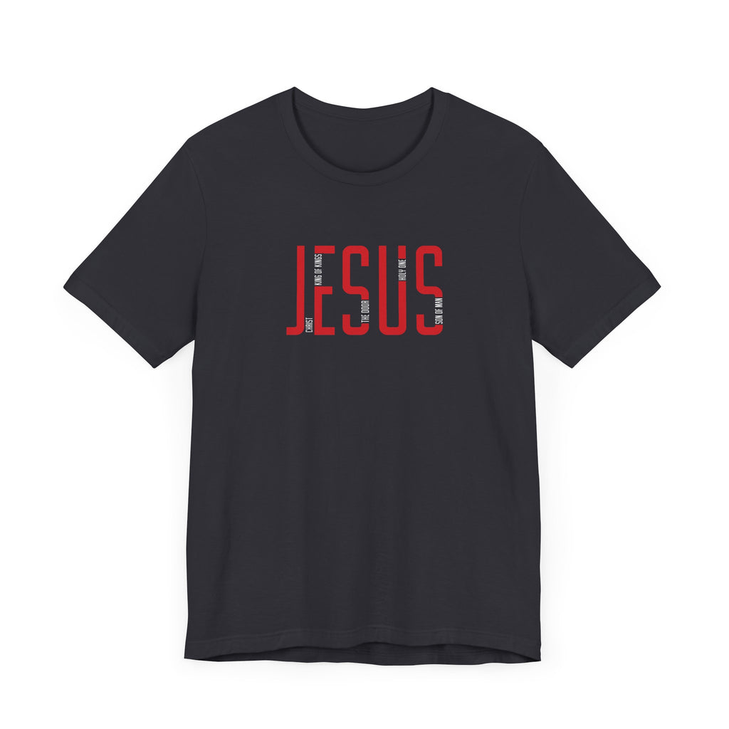 Unisex Jesus Graphic Tee Faith-Inspired Short Sleeve T-Shirt for Religious apparel Christian Mom Dad or Gift