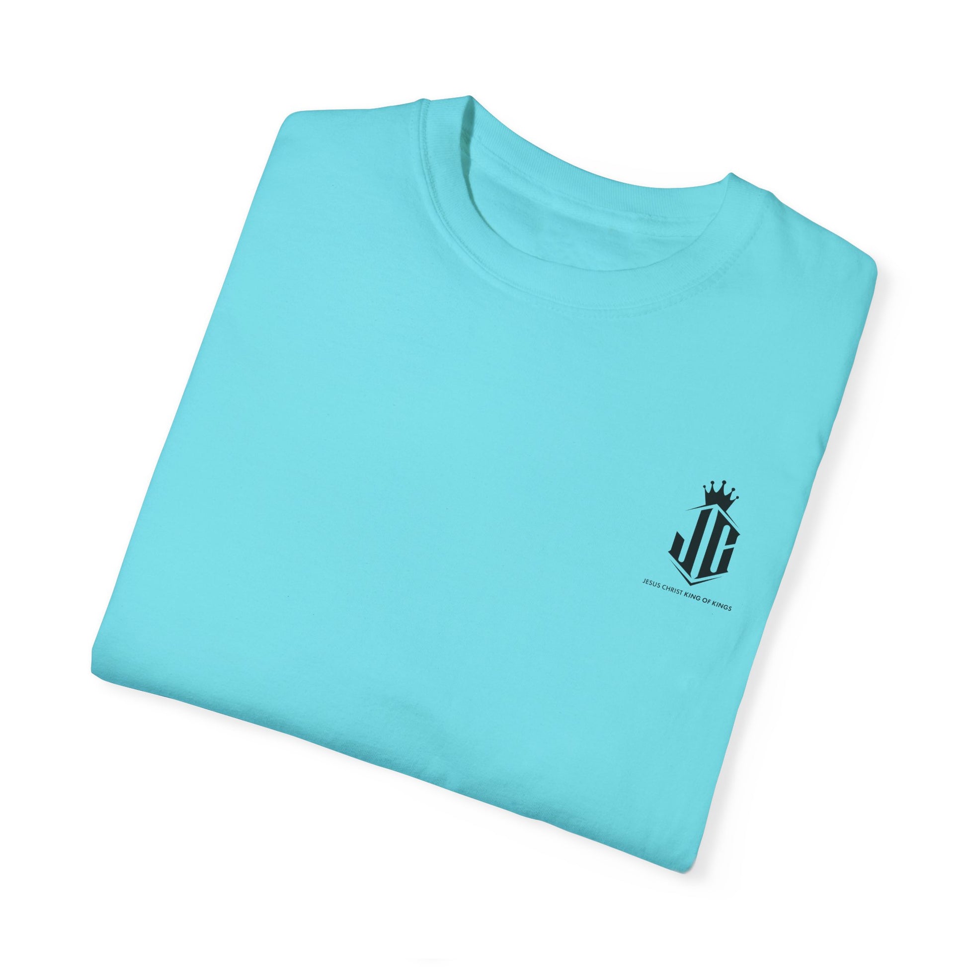 Unisex Garment-Dyed T-Shirt - Jesus Christ King of Kings Design Jesus Christ King of Kings T-Shirt | Faith-Based Unisex Apparel