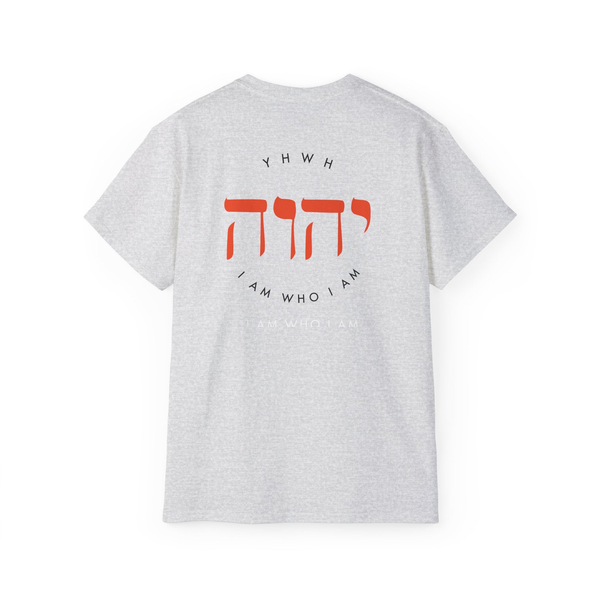 T-Shirt For Men Women For Christian Fashion Apparel Gift Hebrew Graphic  I am Who I Am Shirt