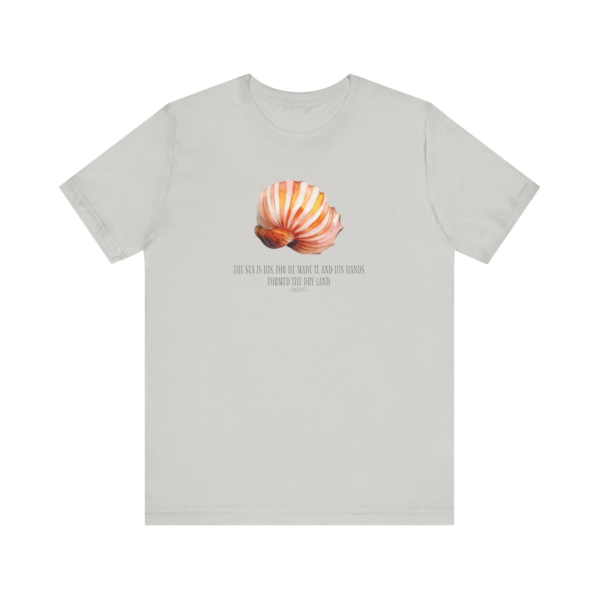 Seashell Inspiration Unisex Jersey Tee - Coastal Vibes, Beach T-Shirt, Nature Lover Gift, Casual Wear, Summer Essentials