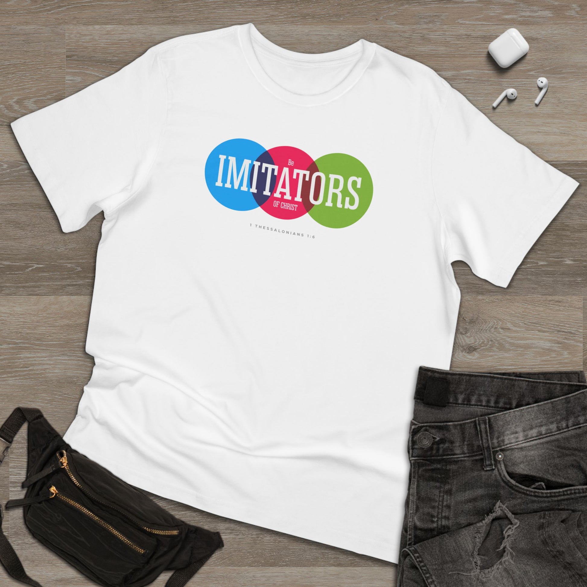 Christian T-Shirt For Christian Men Women Tshirt Christian Apparel Gift Mom Dad Be Immitators Of Christ Graphic Bible Verse Tee