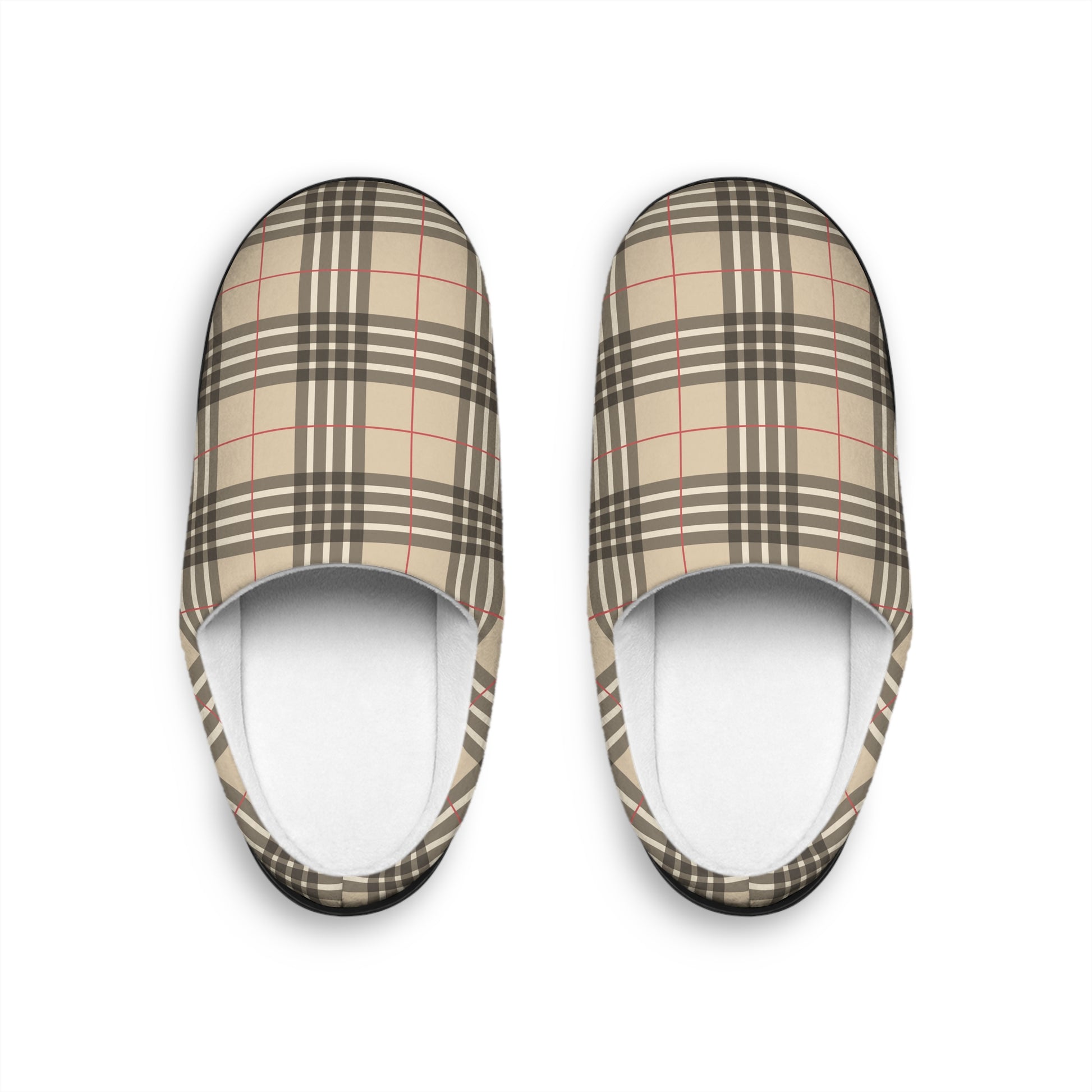 Cozy Plaid Women's Indoor Slippers | Perfect for Relaxing at Home  and fashionable loungewear warm winter footwear