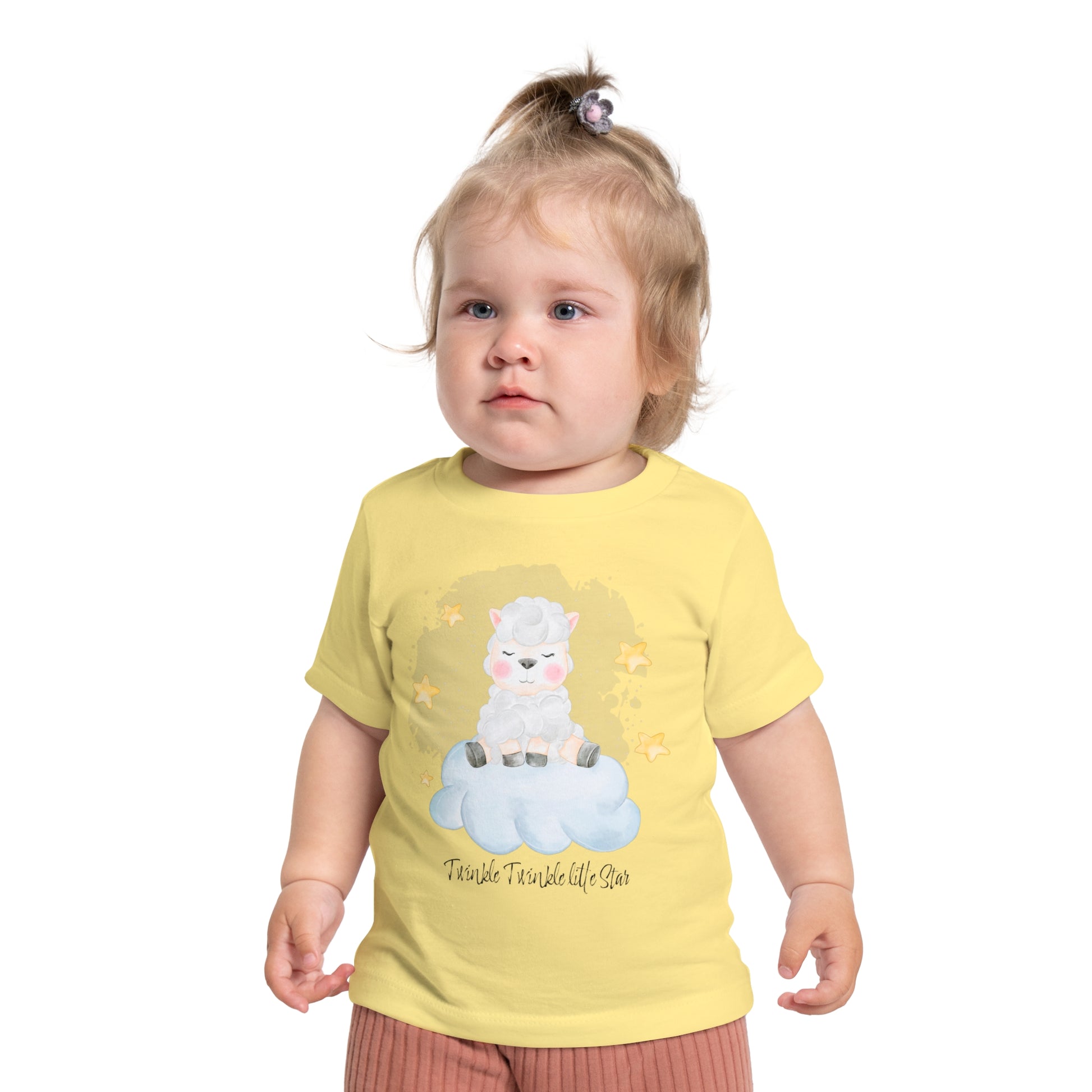 Cute Baby Short Sleeve T-Shirt  'Twinkle Twinkle Little Star' Design Tshirt Baby Gift or Shower