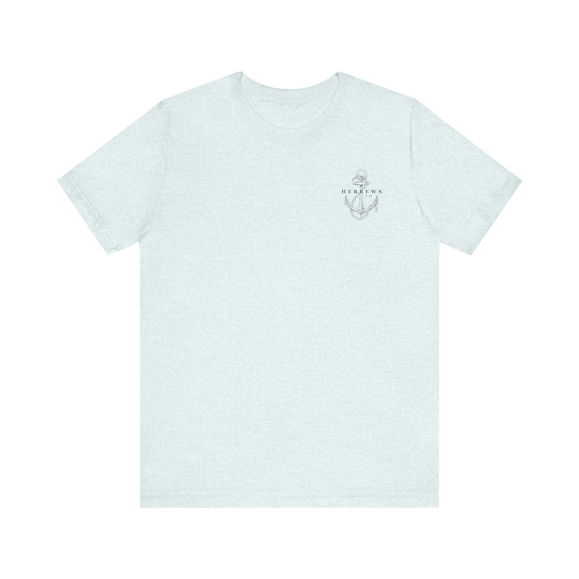 Christian Shirt Bible Verse T-Shirt Religious Outfit Christian Jesus Shirt Religious Gift Shirt Nautical Tee Chirstian Apparel Gift Christian Clothing Tee