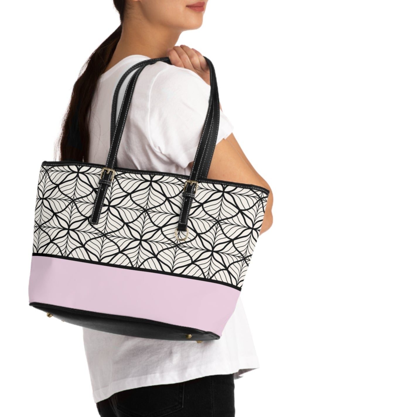 Stylish PU Leather Shoulder Bag, Modern Tote, Casual Chic Handbag, Fashion Accessory, Perfect Gift for Her