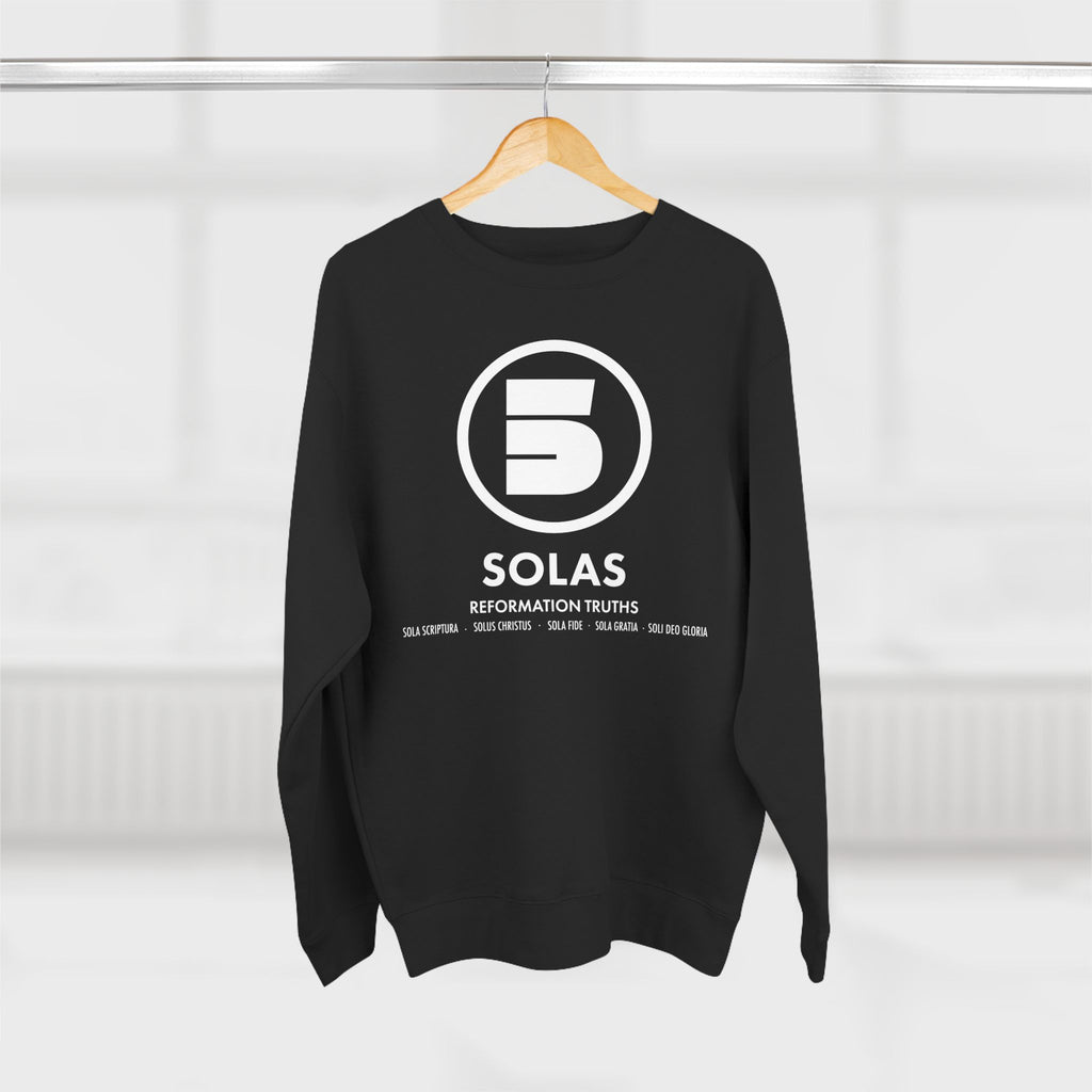 Sweatshirt Modern Design For Christian Men Women Crewneck Sweatshirt Clothing Design Apparel For Gift Men Women Five Solas Graphic
