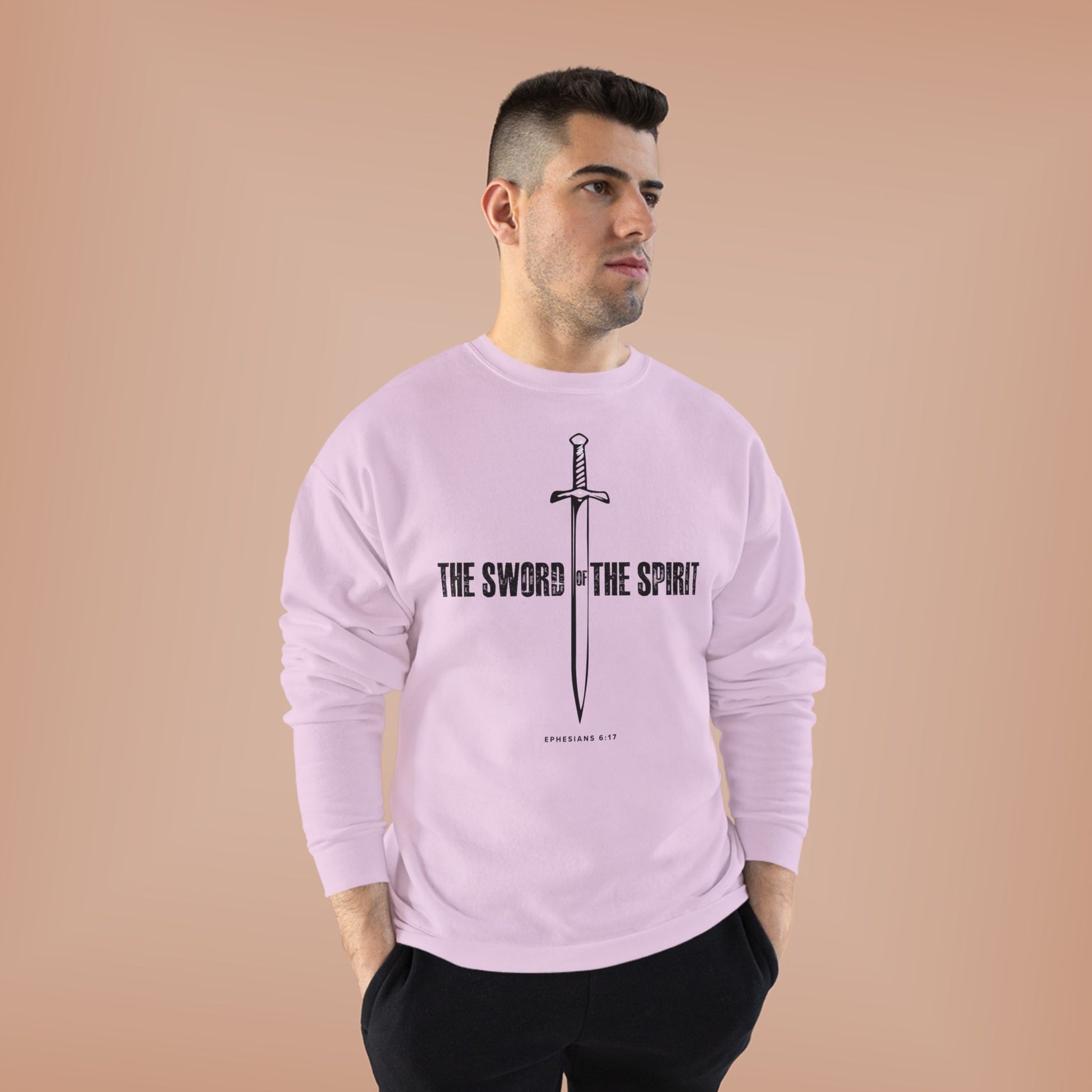 Christian Sweatshirt For Men Women Christian Mom Dad Apparel Christian Shirt Bible Verse Ephesians Crewneck Sweatshirt, Apparel
