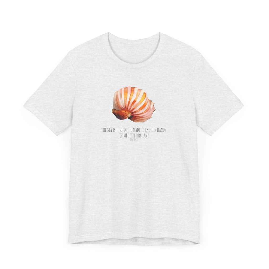 Seashell Inspiration Unisex Jersey Tee - Coastal Vibes, Beach T-Shirt, Nature Lover Gift, Casual Wear, Summer Essentials