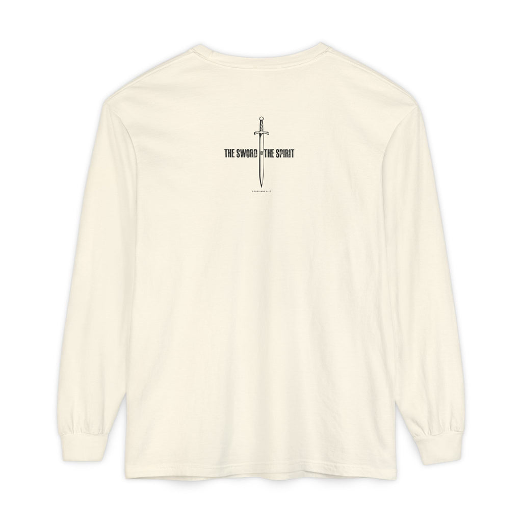 Christian Long Sleeve TShirt For Christian Mom Dad  For Christian Men Christian Shirt, Bible Verse T-Shirt, Religious Outfit, Retro Faith T Shirt, Christian Cross Graphic Tees, Jesus Shirt, Religious Gift Shirt Long Sleeve Tee Apparel Bible Verse Ephesian