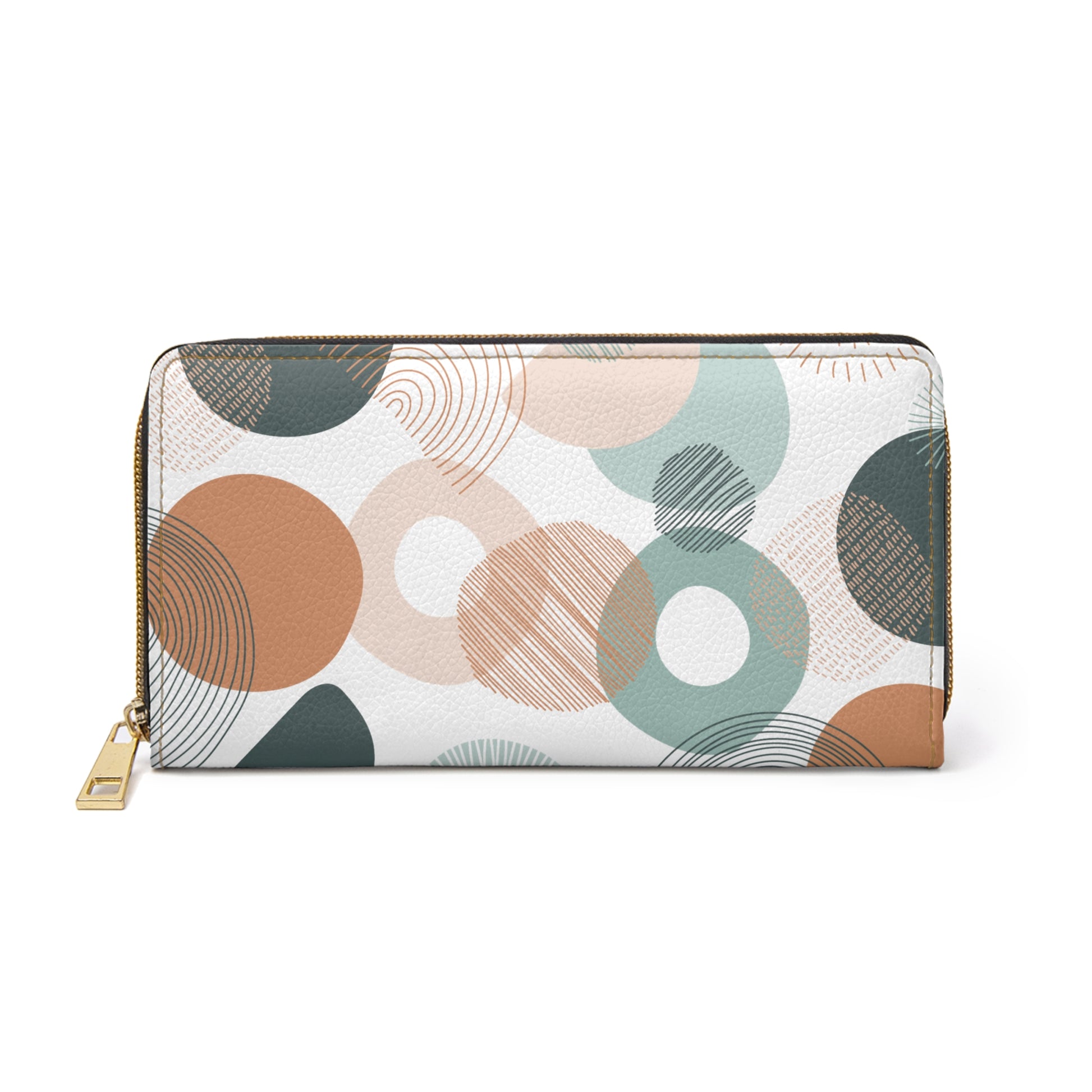 Modern Geometric Zipper Wallet, Stylish Purse, Unique Gift for Her, Minimalist Clutch, Trendy Accessory for Any Occasion, Everyday Use