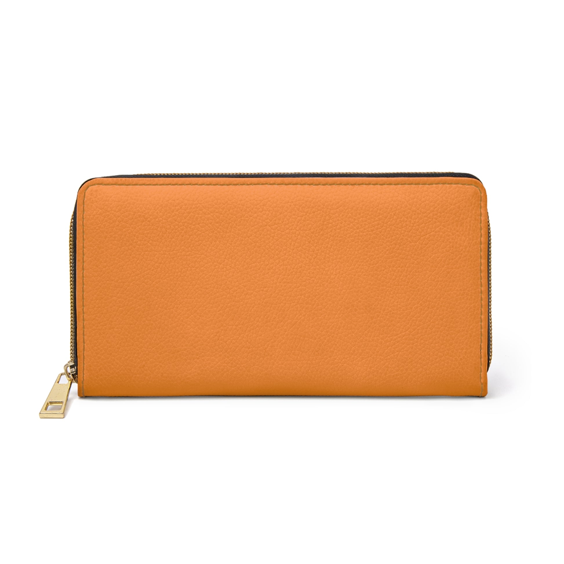 Orange Stylish Zipper Wallet - Perfect for Everyday Use, Secure Storage for Cards & Cash, Great Gift for Birthdays, Holidays, Travelers, Minimalist