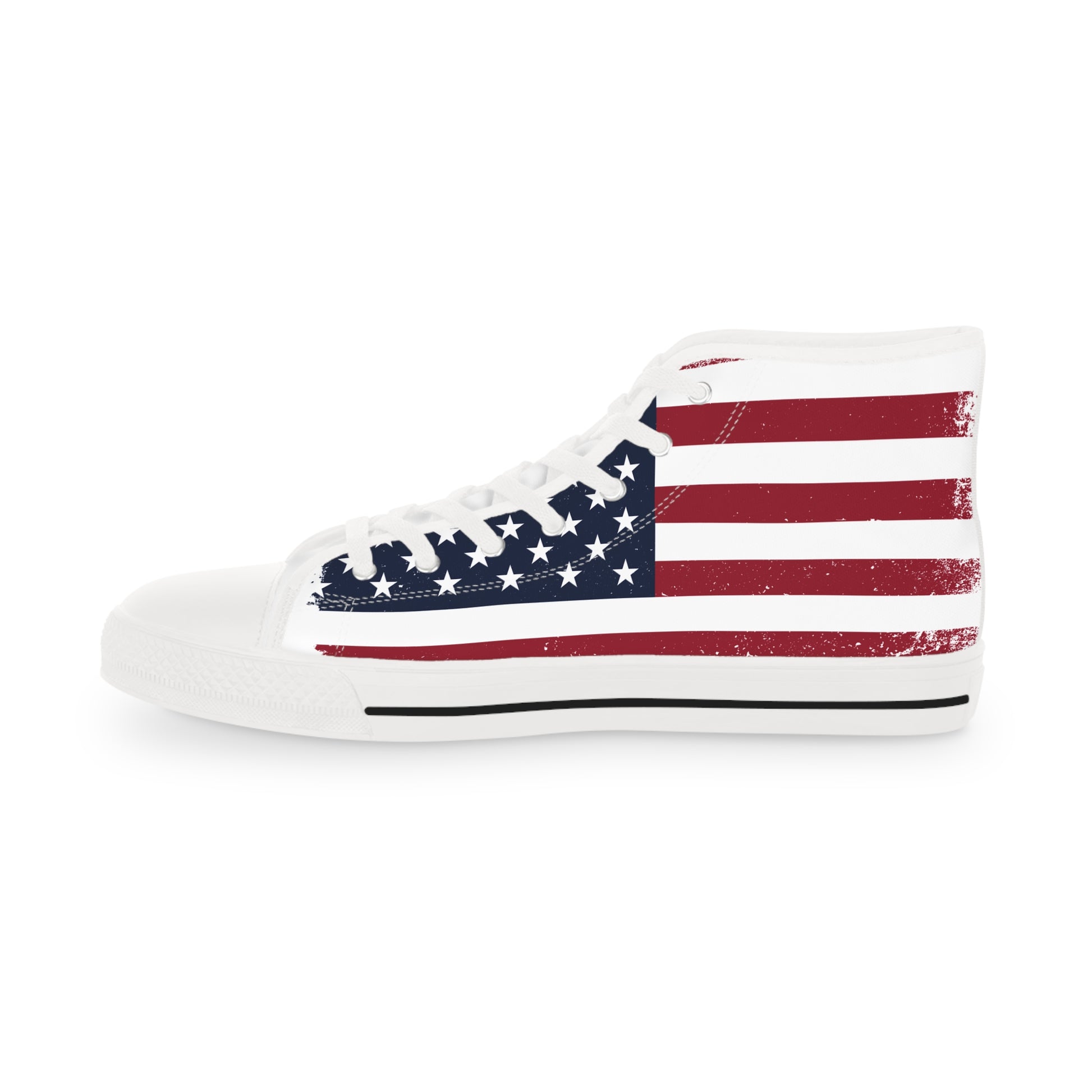 Mens Designer Patriotic High Top Sneakers for Men USA Flag Design Mens Sneakers high top sneaker