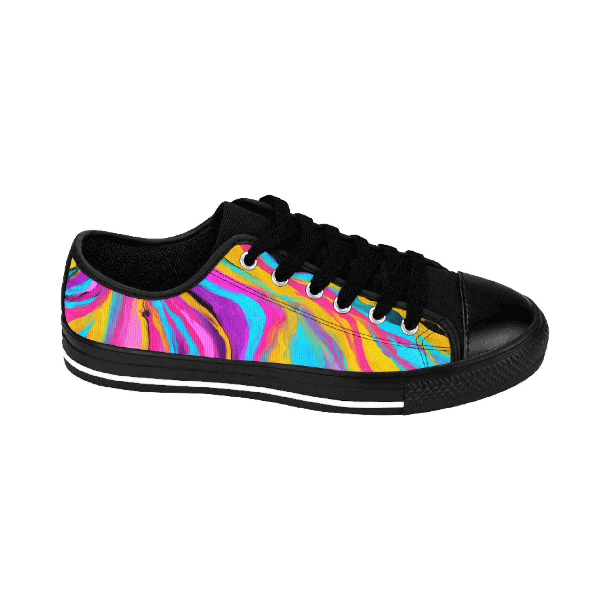 Vibrant Womens Sneakers Colorful Casual Footwear for Every Occasion, Trendy, Artistic, Gift for Her, Summer Shoes