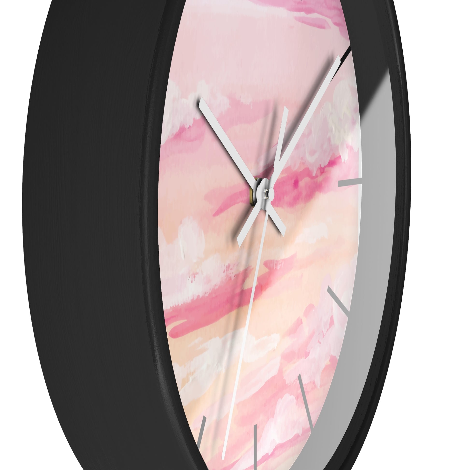 Pastel Sunset Wall Clock - Serene Home Decor for Relaxed Living