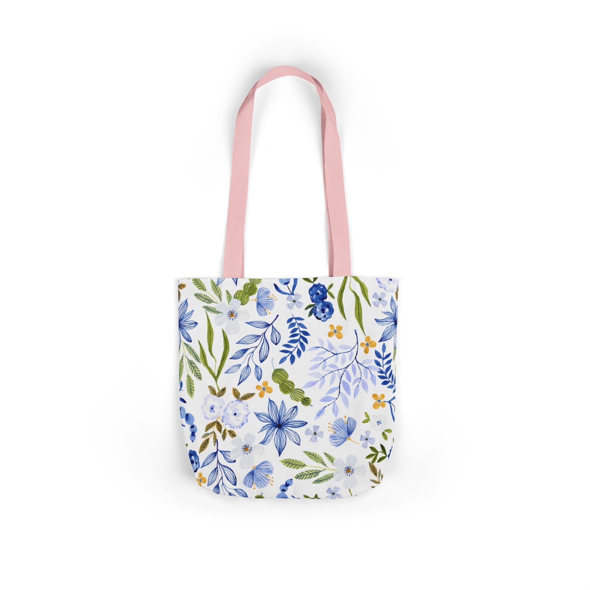 Floral Canvas Tote Bag Flower Handbag, Stylish Beach Tote, Vacation Bag