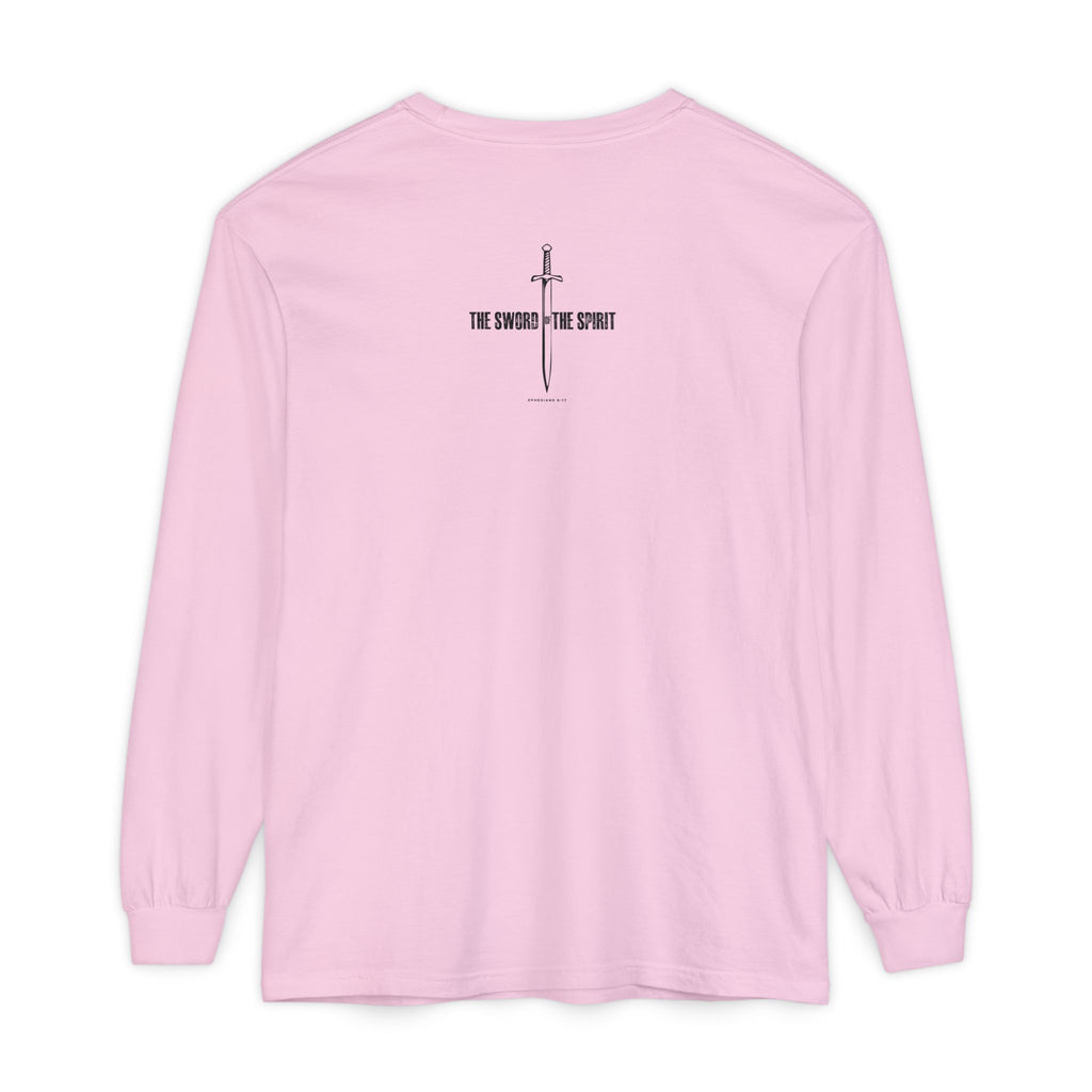 Christian Long Sleeve TShirt For Christian Mom Dad  For Christian Men Christian Shirt, Bible Verse T-Shirt, Religious Outfit, Retro Faith T Shirt, Christian Cross Graphic Tees, Jesus Shirt, Religious Gift Shirt Long Sleeve Tee Apparel Bible Verse Ephesian