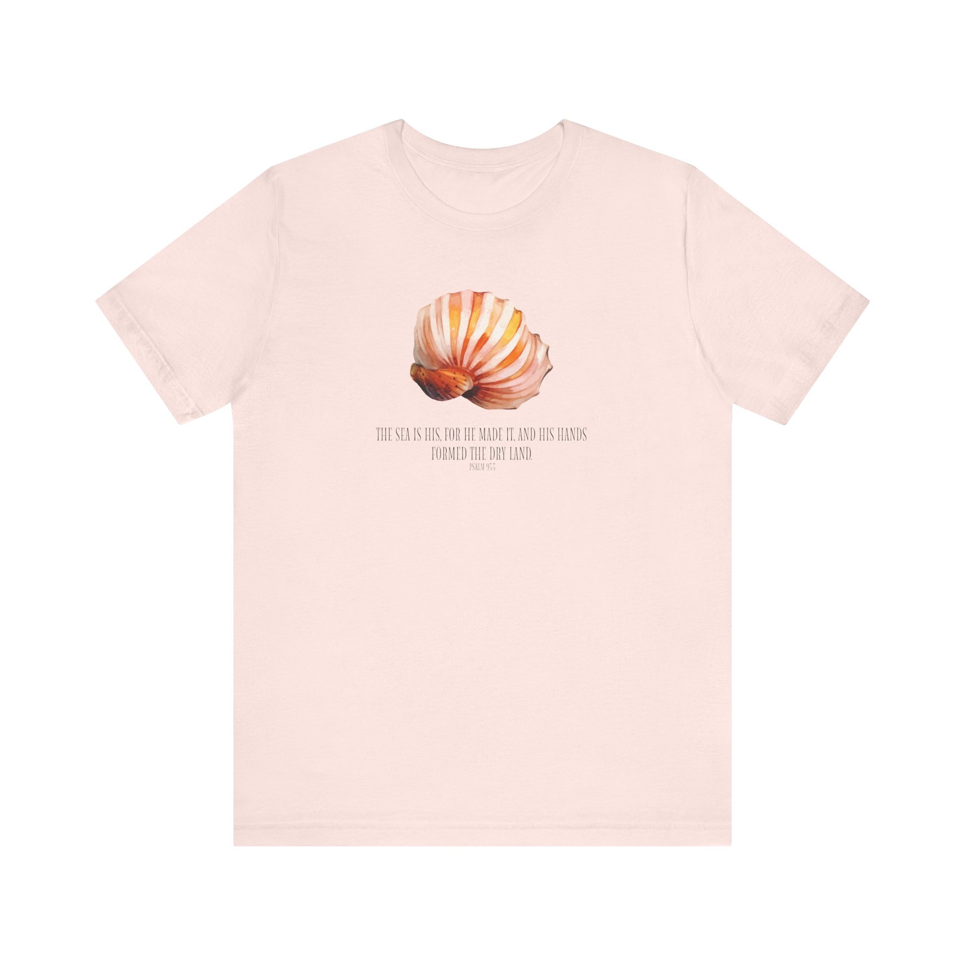 Seashell Inspiration Unisex Jersey Tee - Coastal Vibes, Beach T-Shirt, Nature Lover Gift, Casual Wear, Summer Essentials